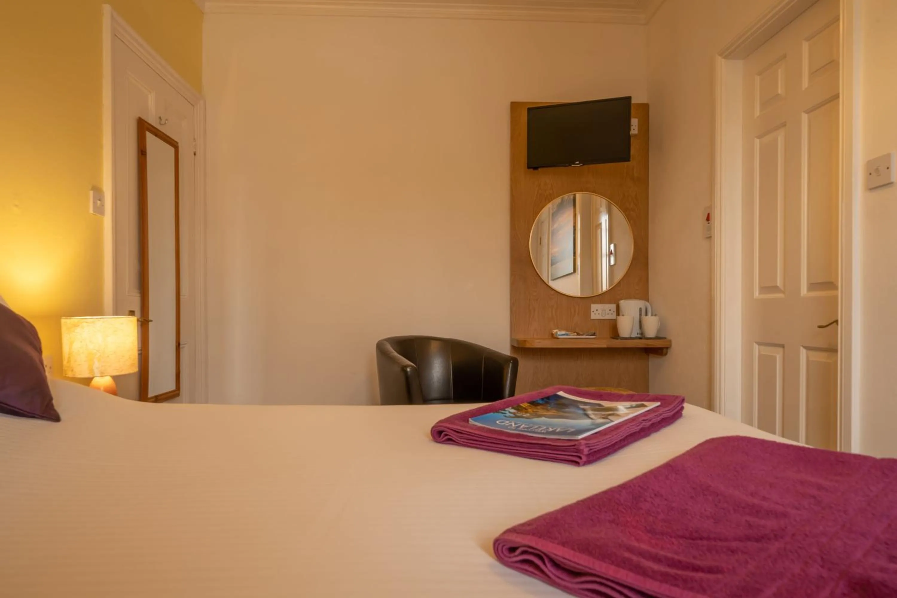 Bed in Briscoe Lodge