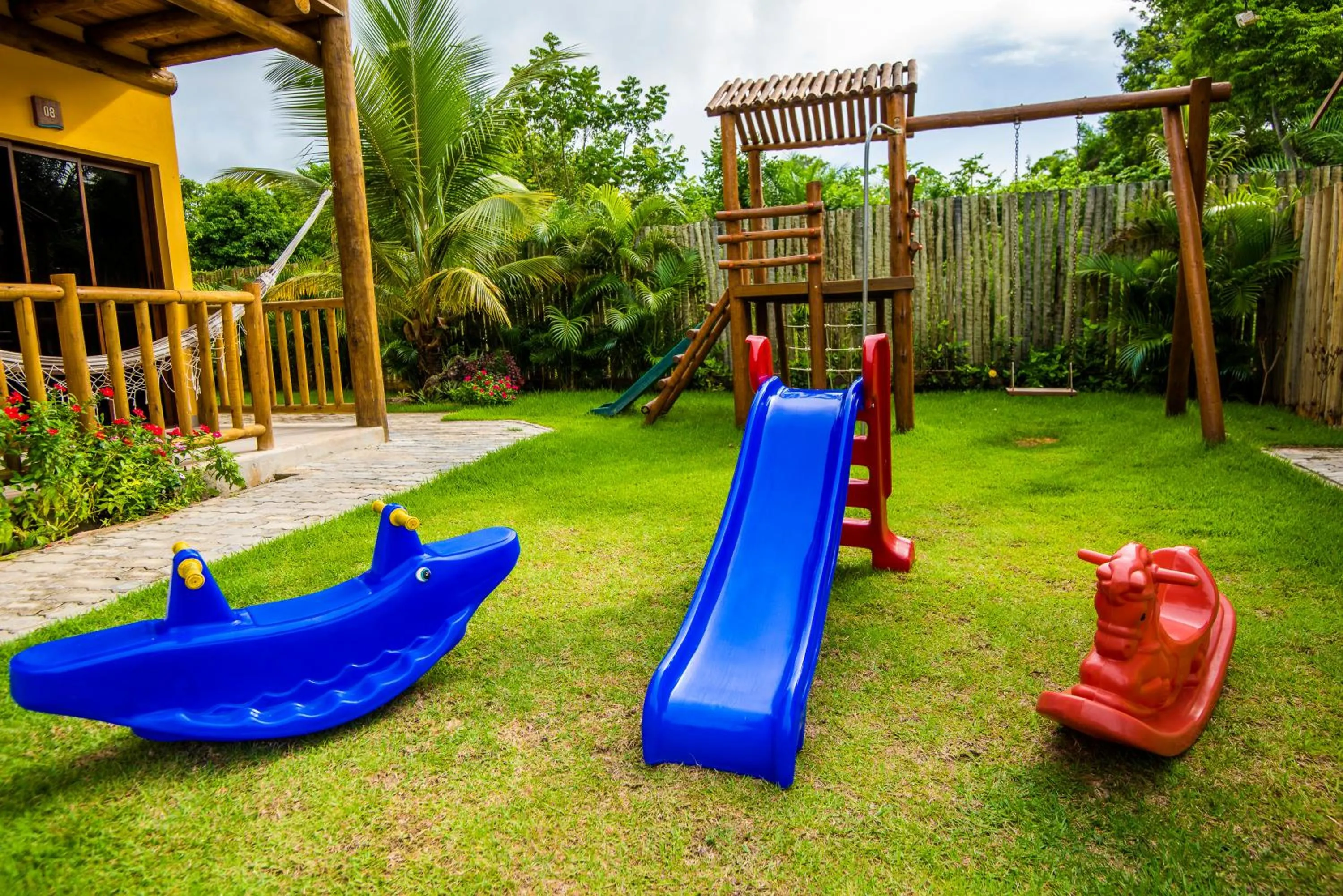 Children play ground in Pousada Tropicarim