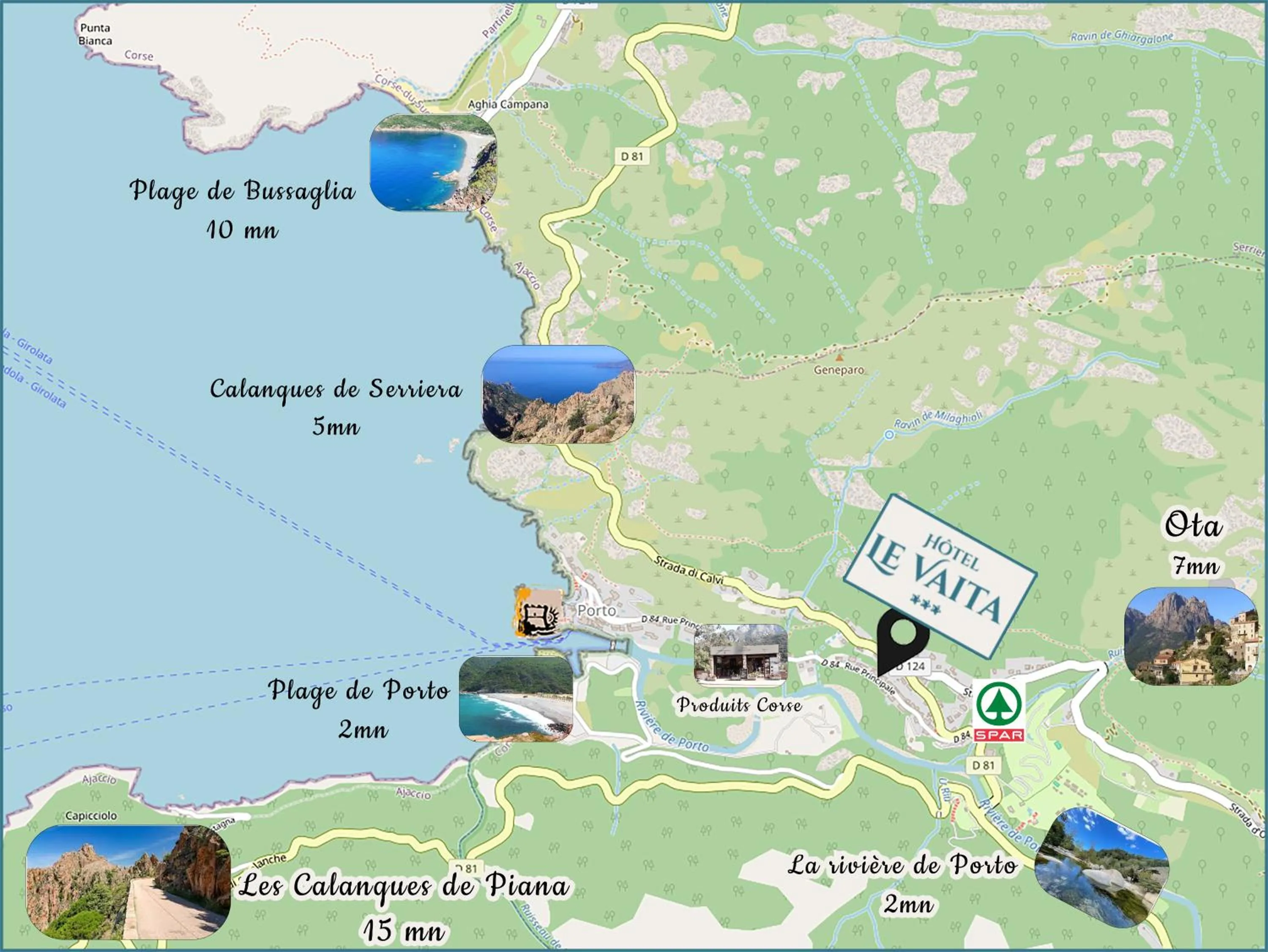 Landmark view in Le Vaita