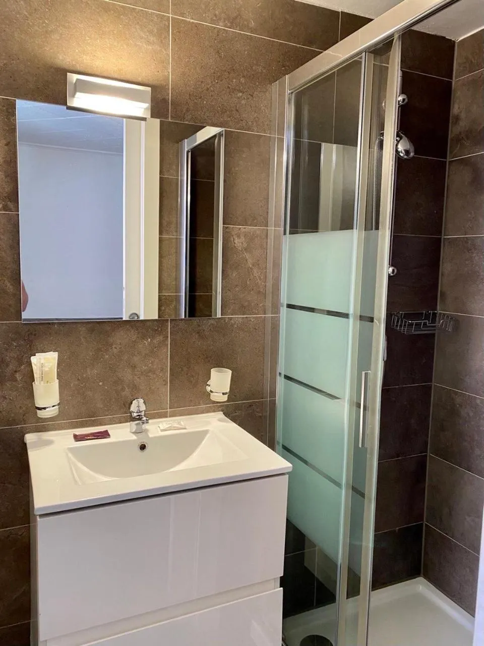 Bathroom in Hotel della Posta