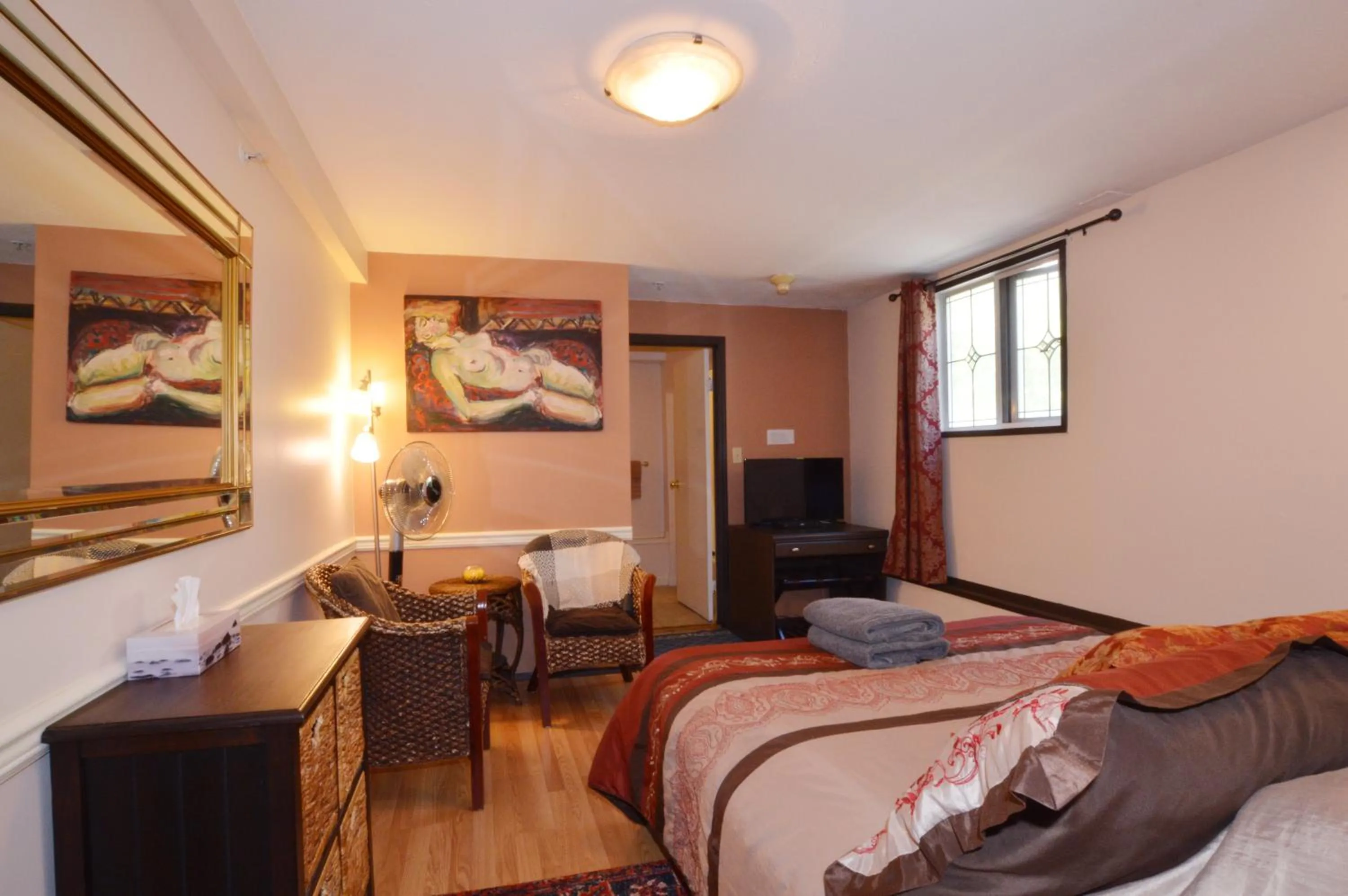 Bed in Marketa's Bed and Breakfast