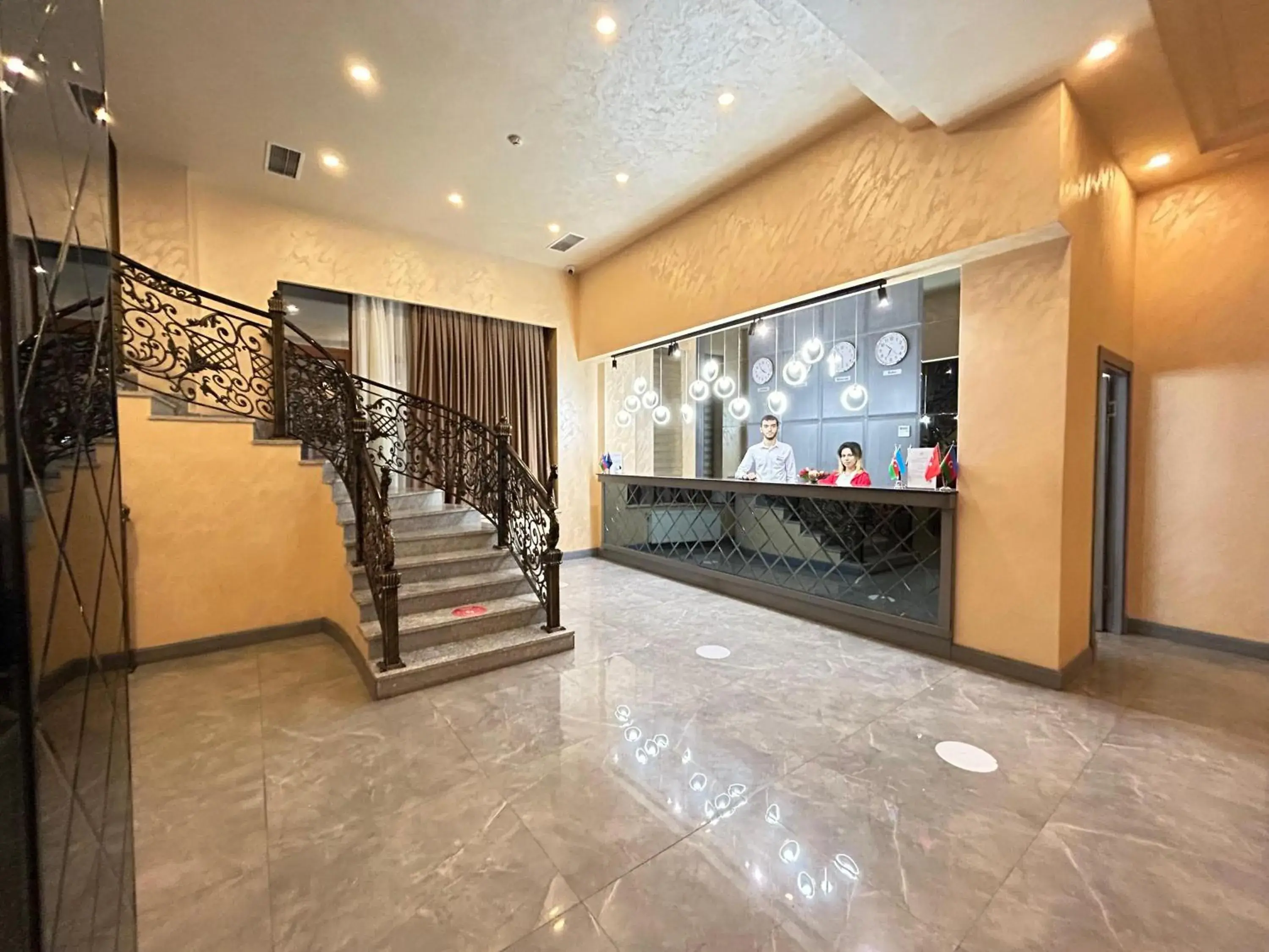 Lobby or reception in GM City Hotel Baku Lobby or reception in GM City Hotel Baku