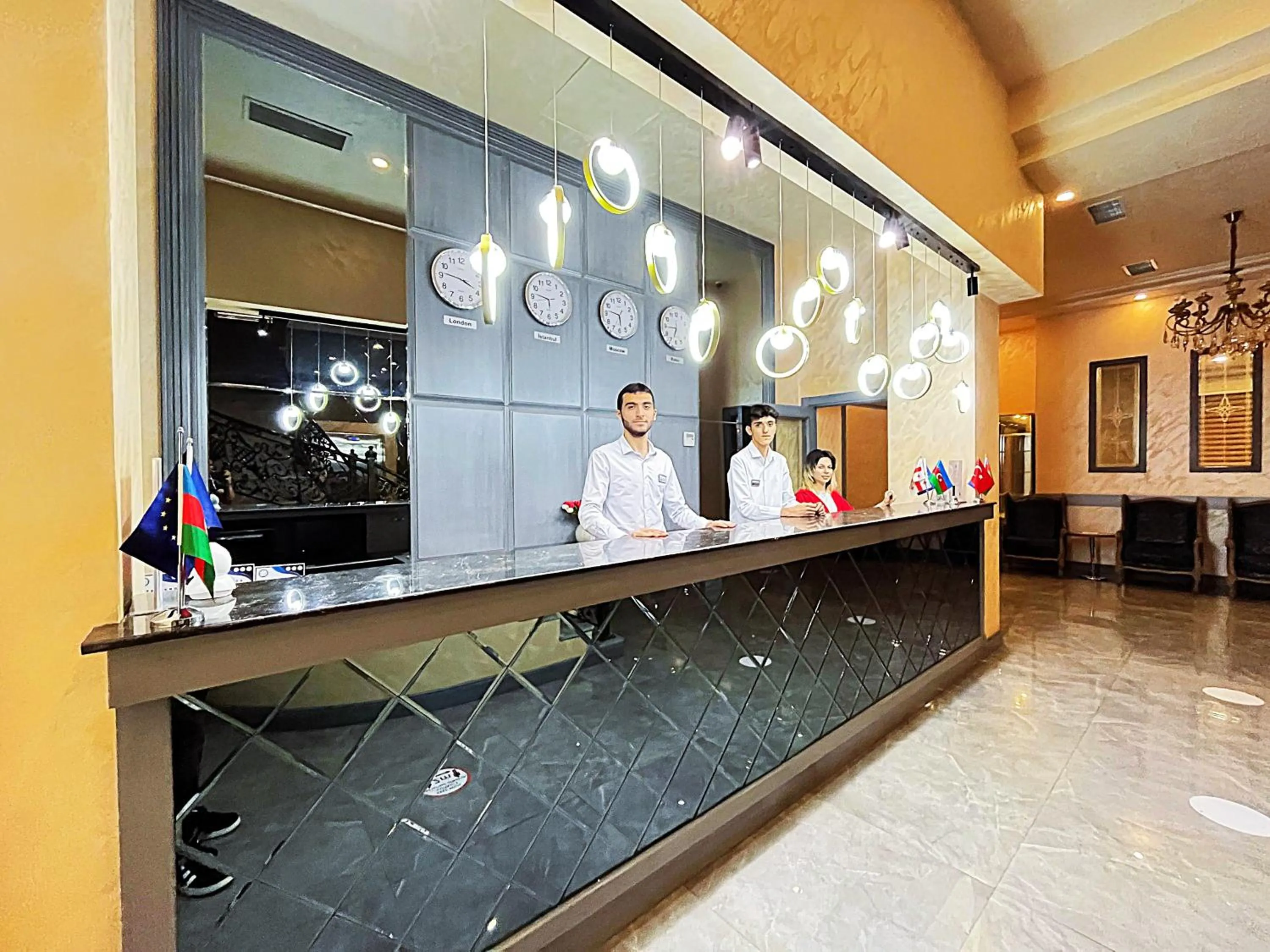 Staff in GM City Hotel Baku