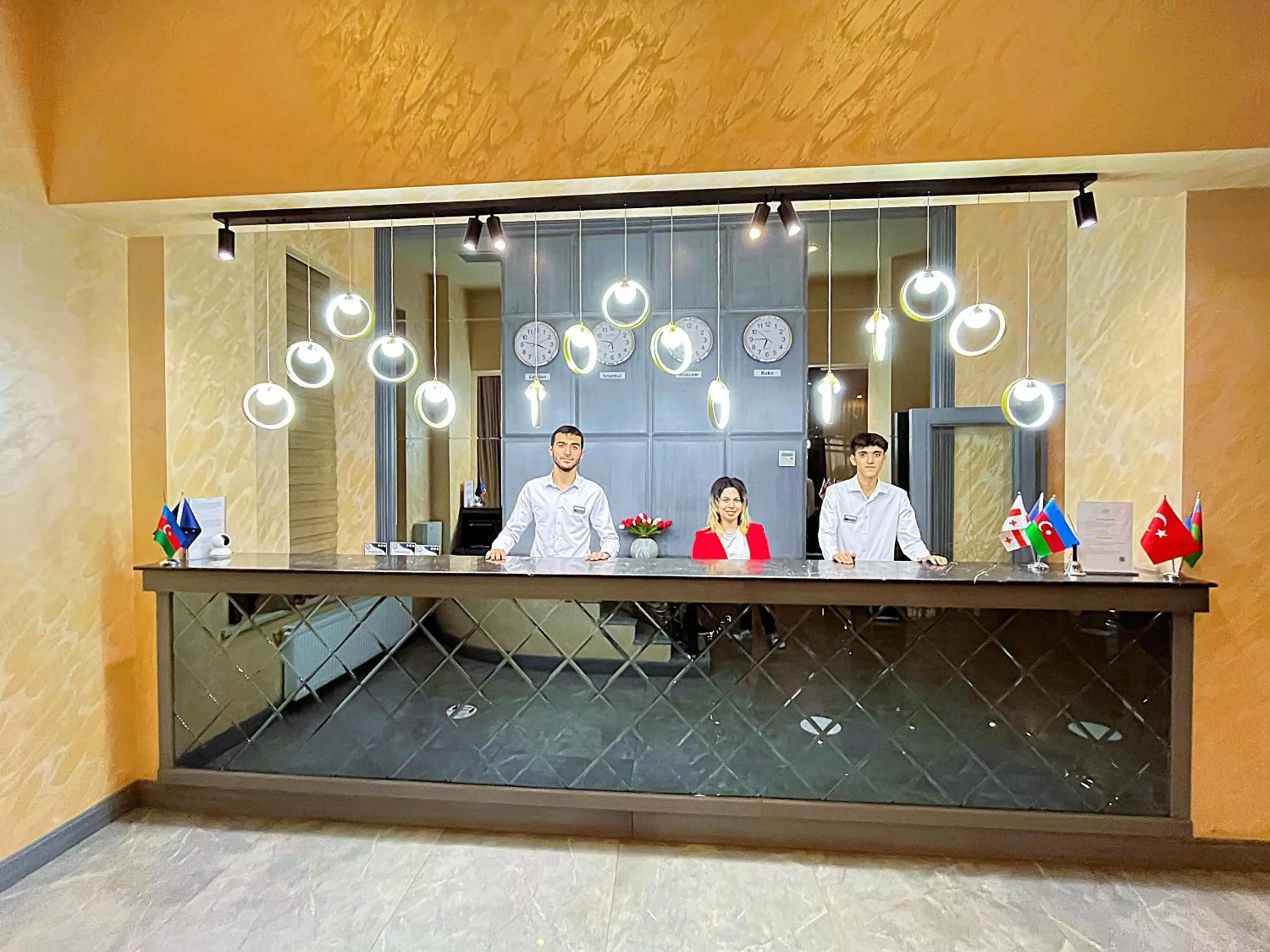 Lobby or reception in GM City Hotel Baku