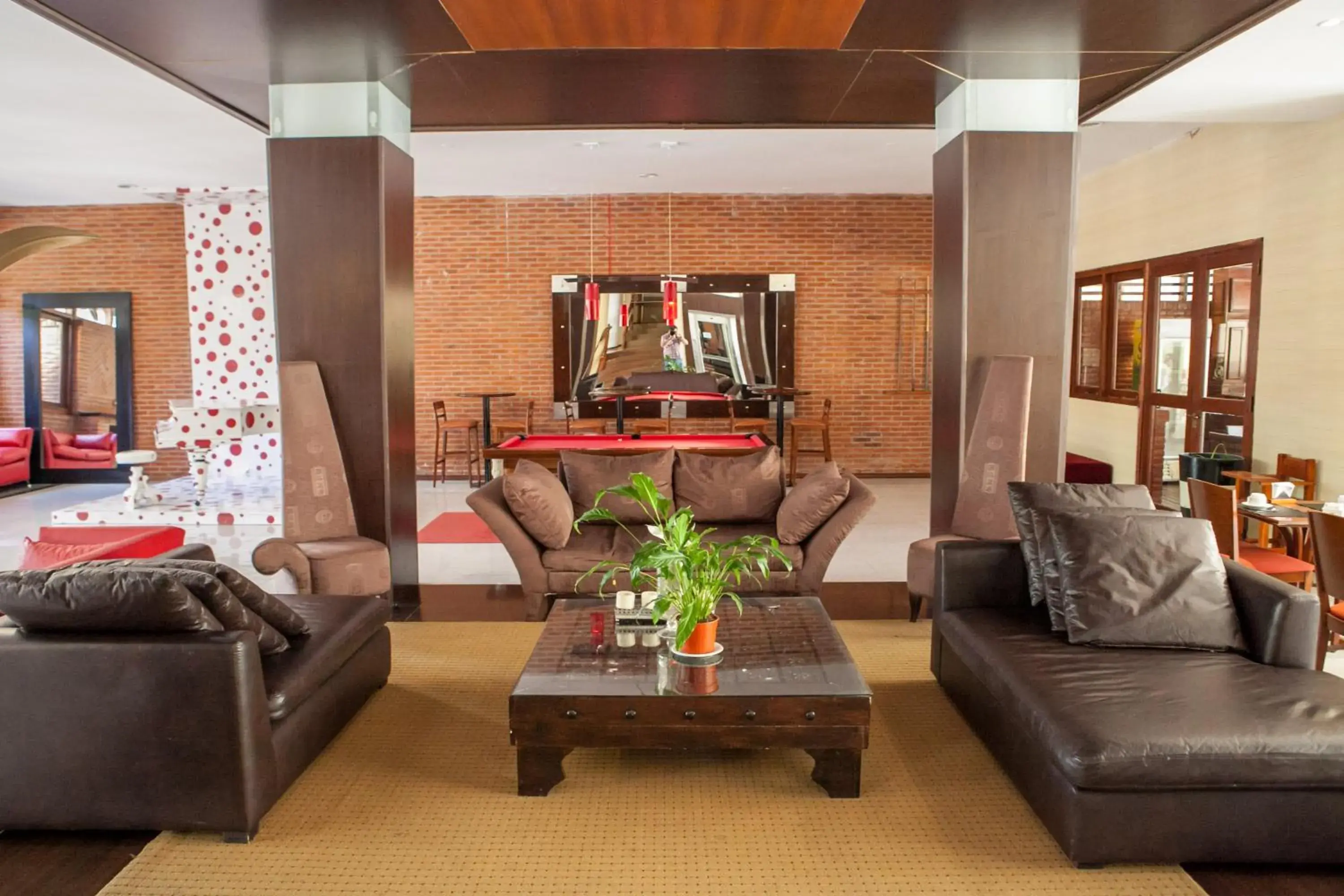 Living room in Bagu Pinamar Hotel Living room in Bagu Pinamar Hotel