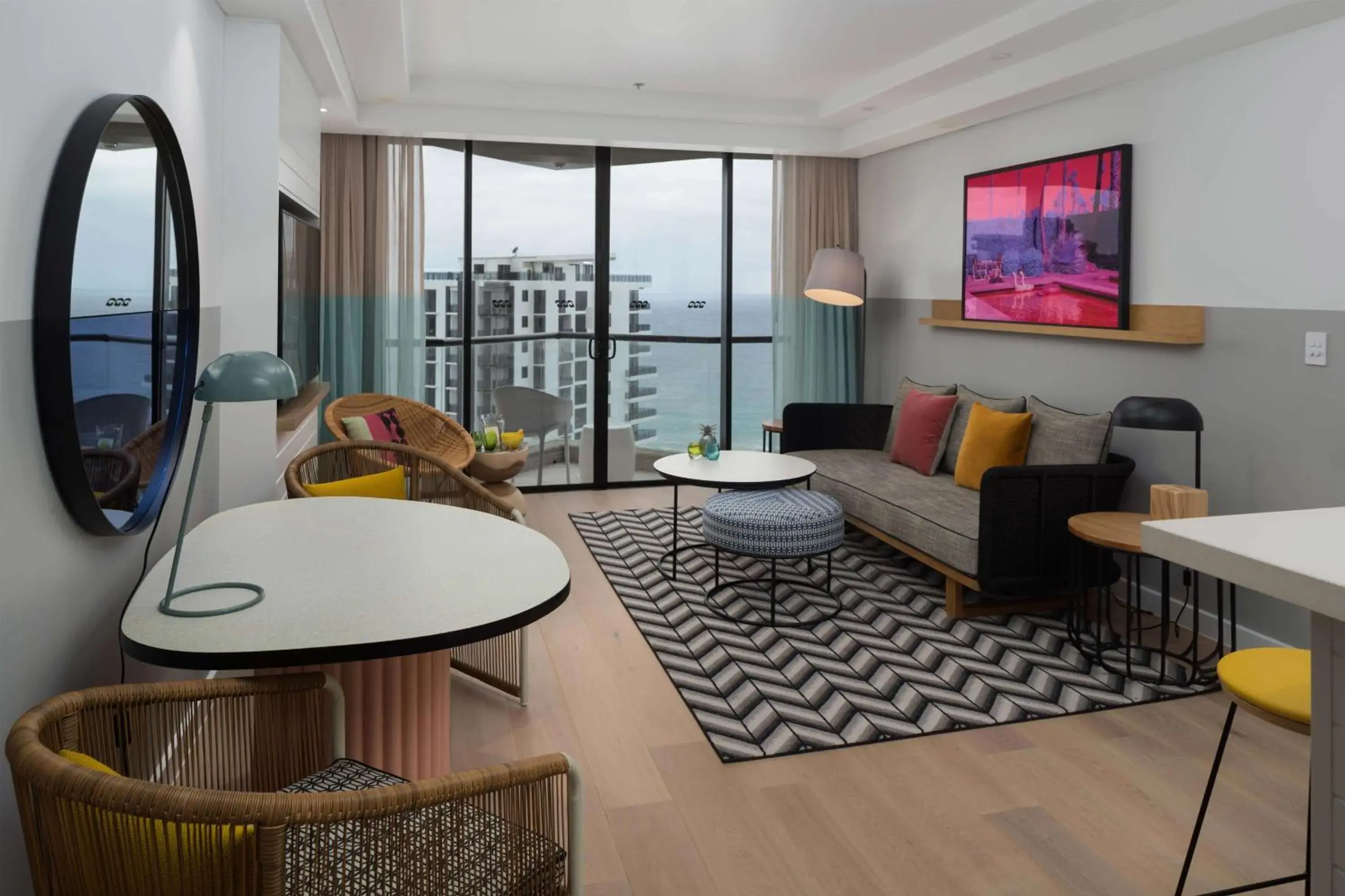 Living room in QT Gold Coast Living room in QT Gold Coast