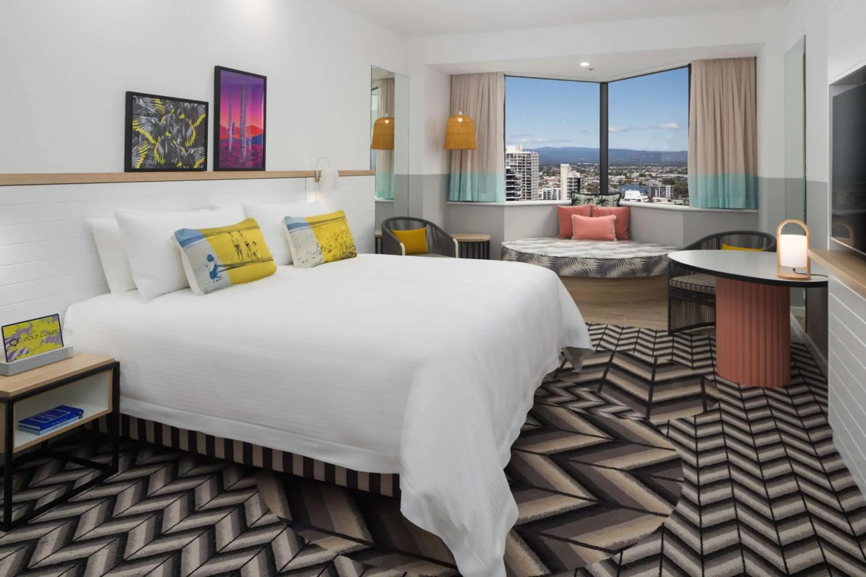 Bedroom, Bed in QT Gold Coast Bedroom, Bed in QT Gold Coast