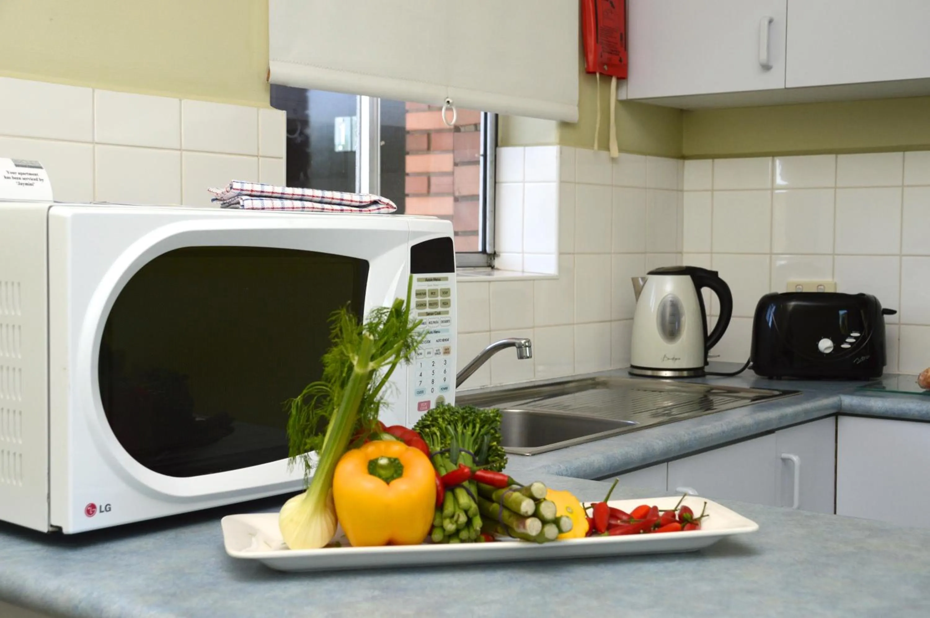 Kitchen or kitchenette in Birches Serviced Apartments