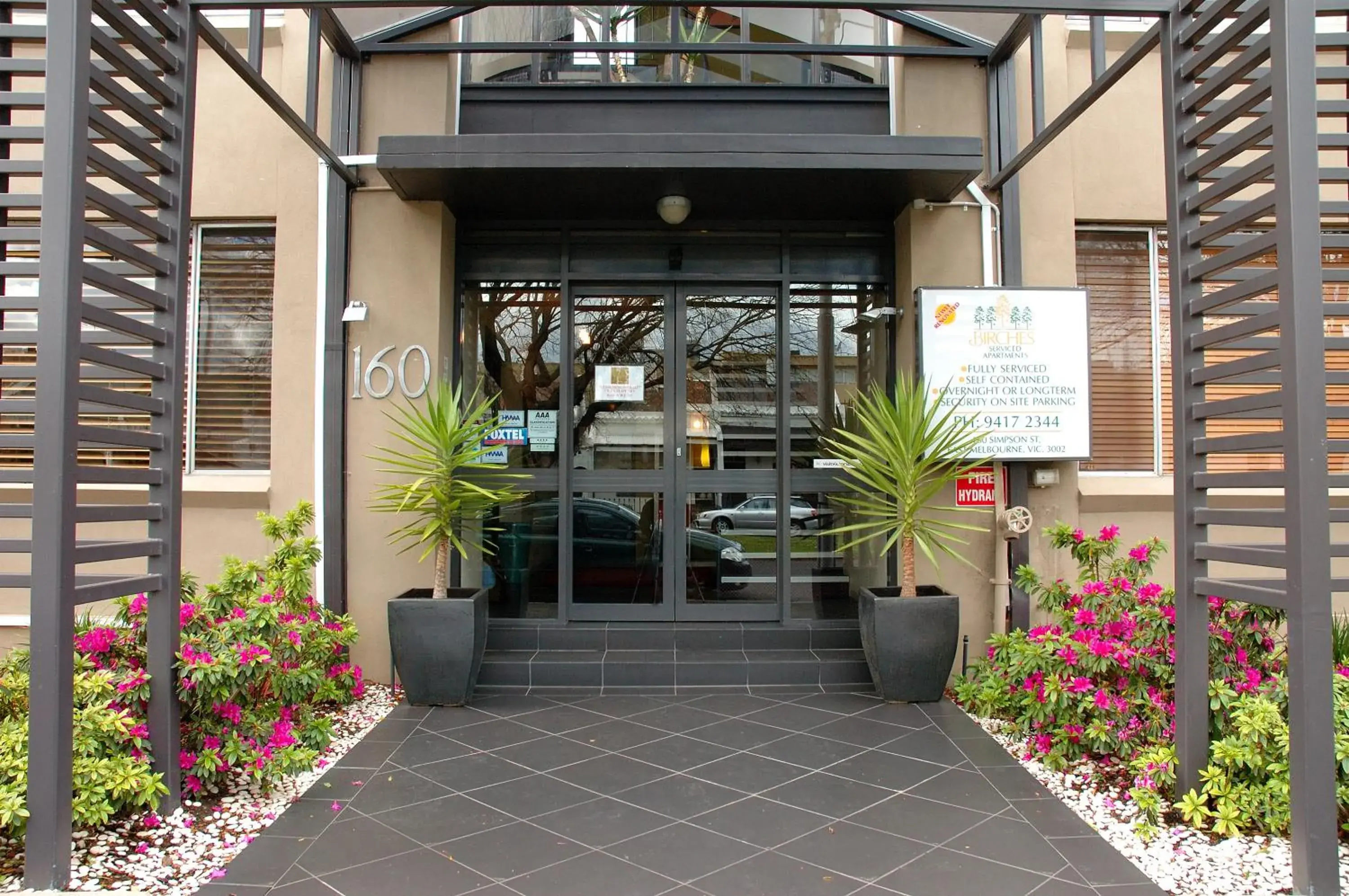 Facade/entrance in Birches Serviced Apartments Facade/entrance in Birches Serviced Apartments