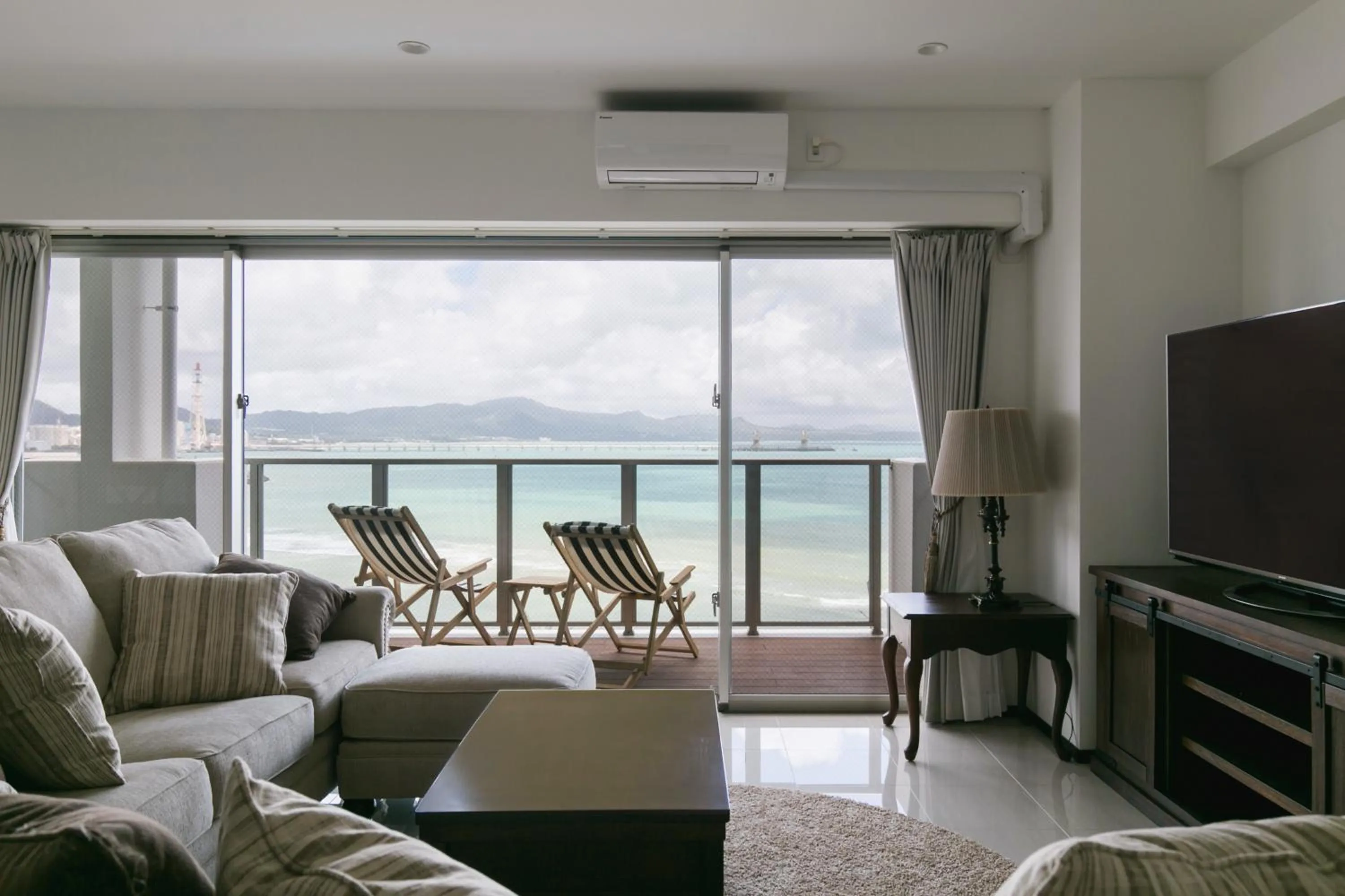 Living room in Hideout Okinawa Uruma