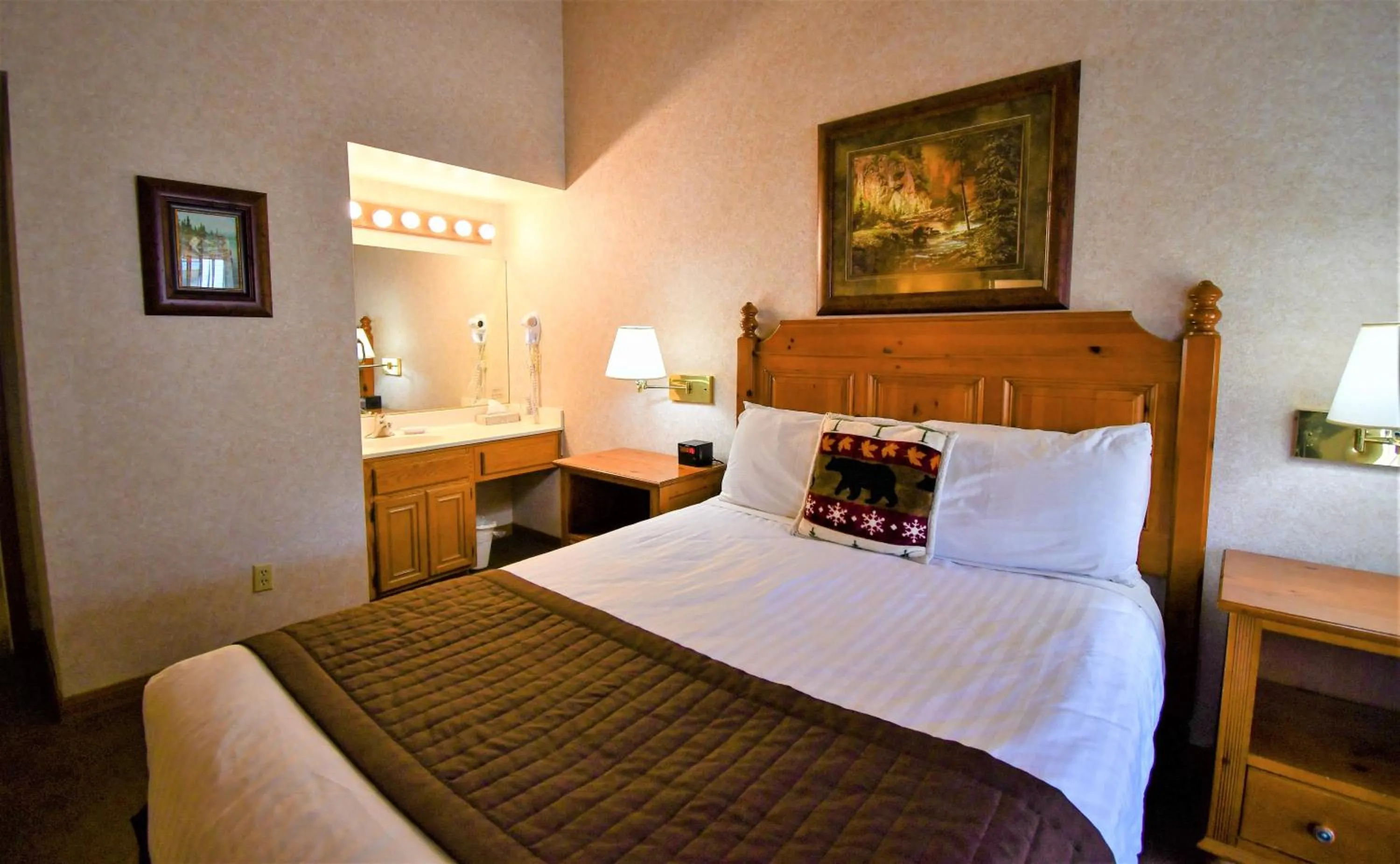 Bed in Lagonita Lodge