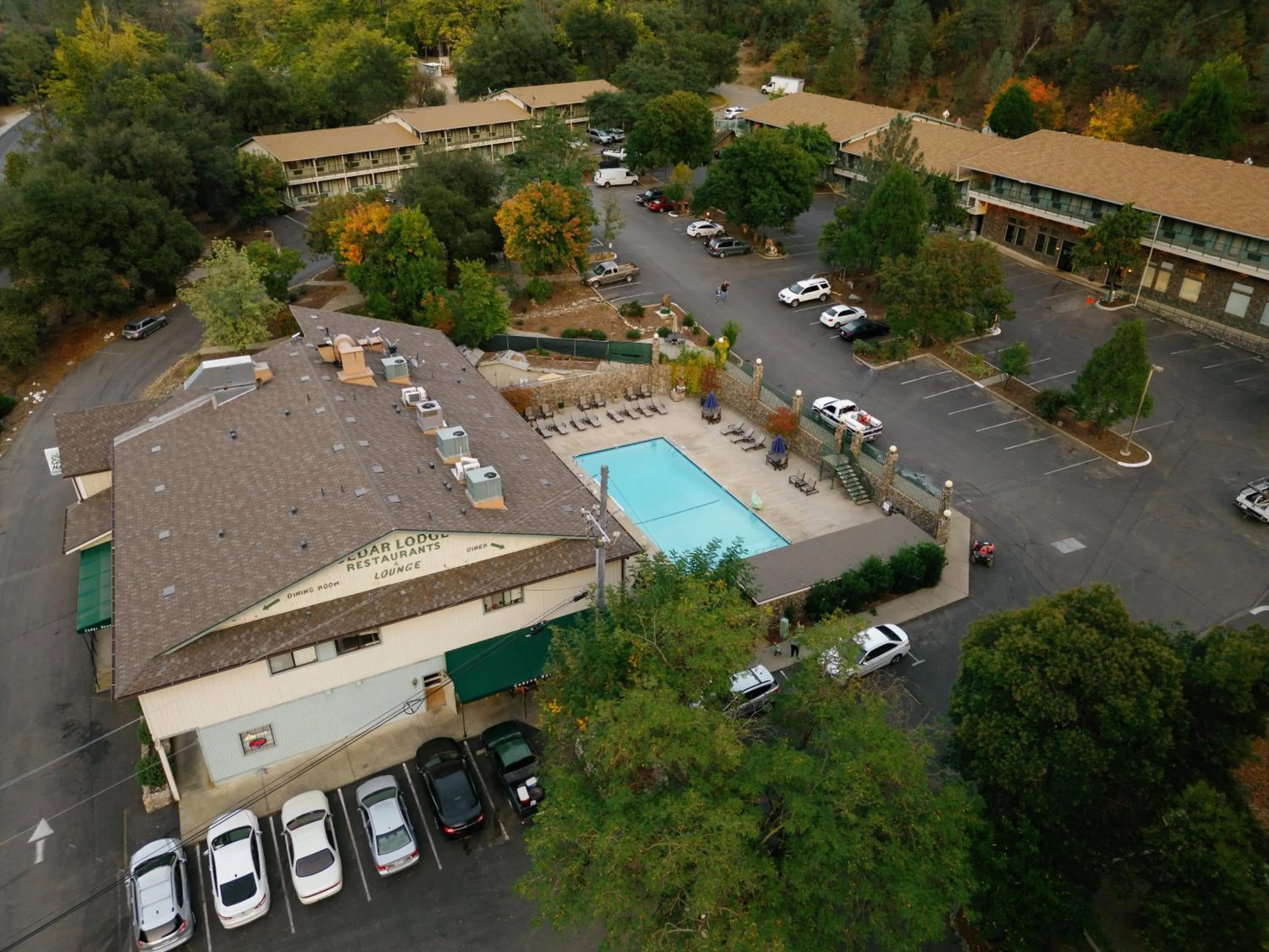 Swimming pool in Cedar Lodge