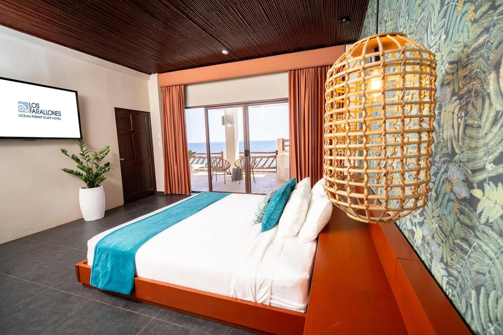 TV and multimedia, Bed in Hotel Los Farallones