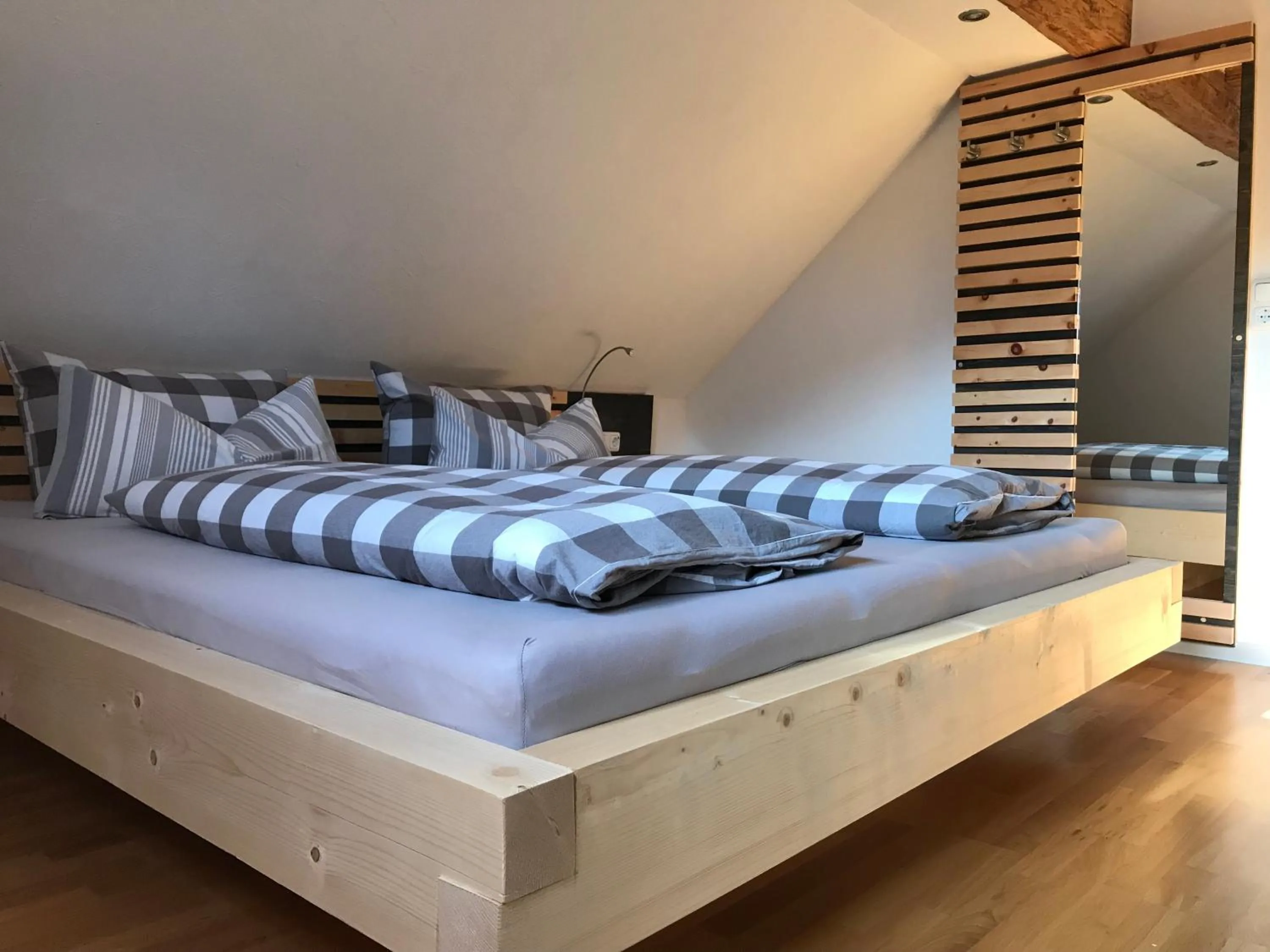 Bed in mein Quartier