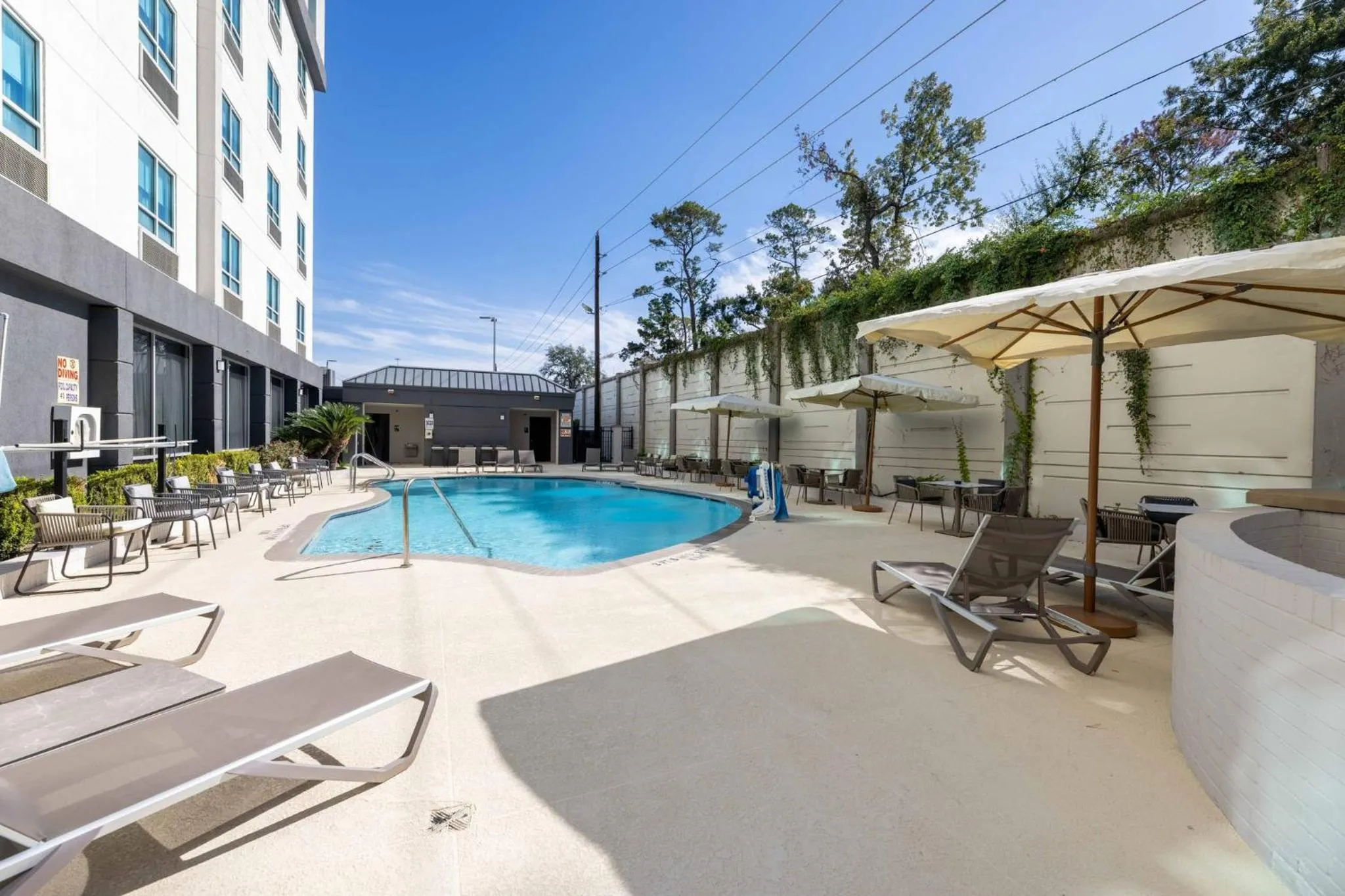 Swimming pool in Crowne Plaza Houston Galleria Area by IHG