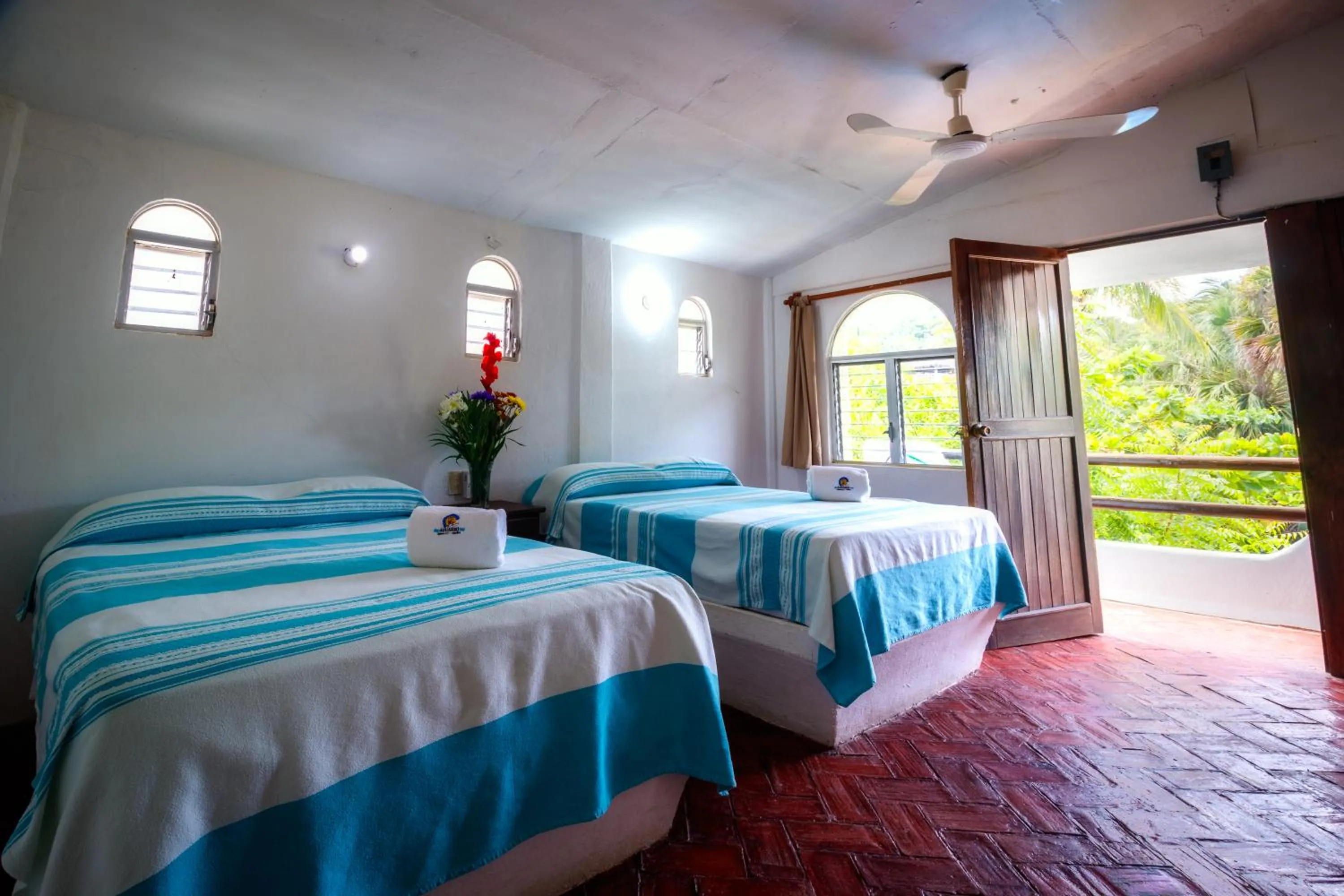 Bedroom in Hotel Bungalows Acuario