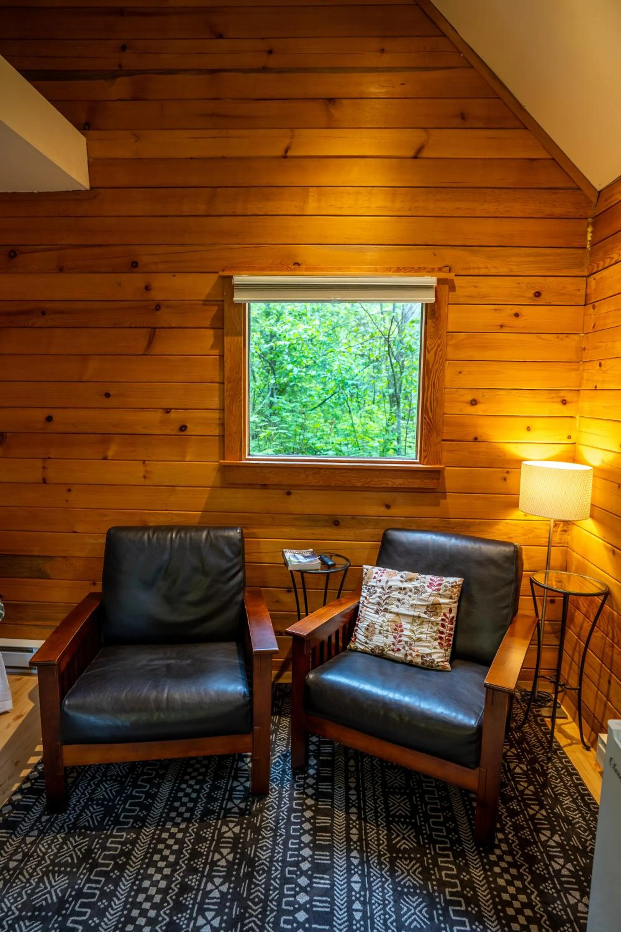Living room in Across the Creek Cabins