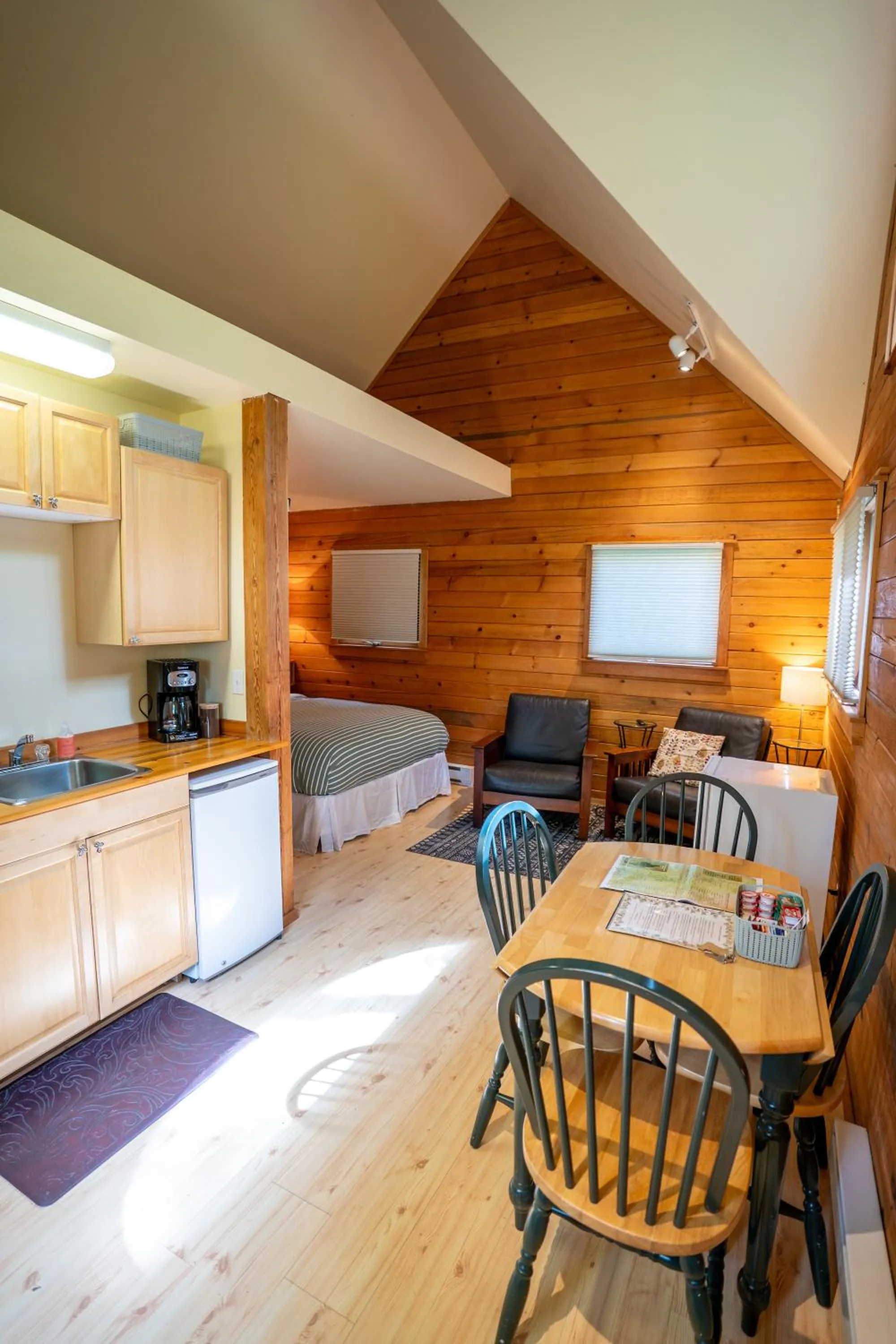 Living room in Across the Creek Cabins