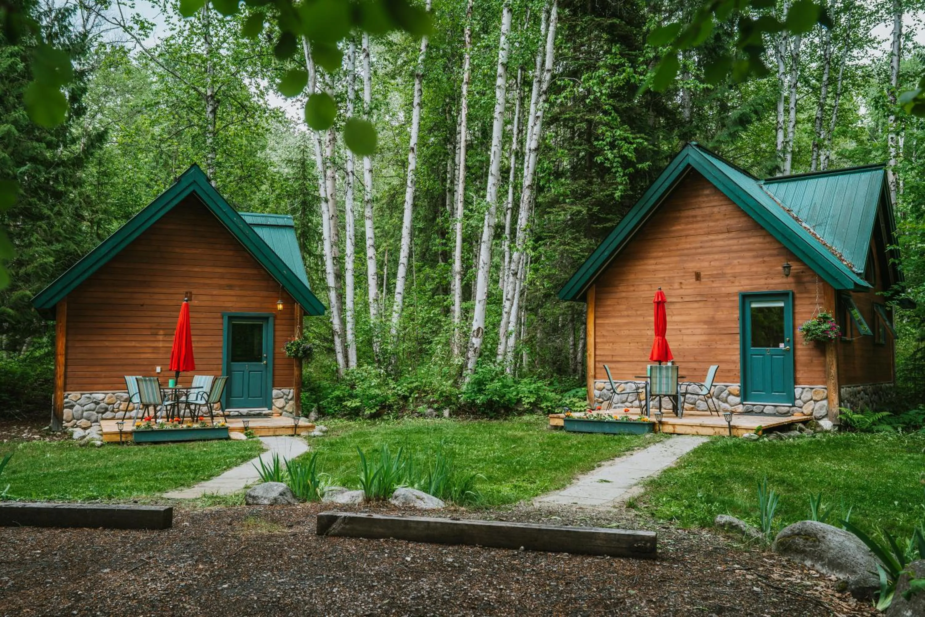 Garden in Across the Creek Cabins
