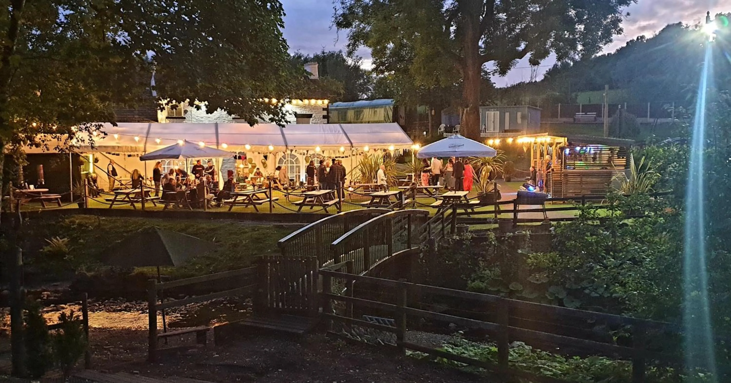 Garden in The Little Mill Inn