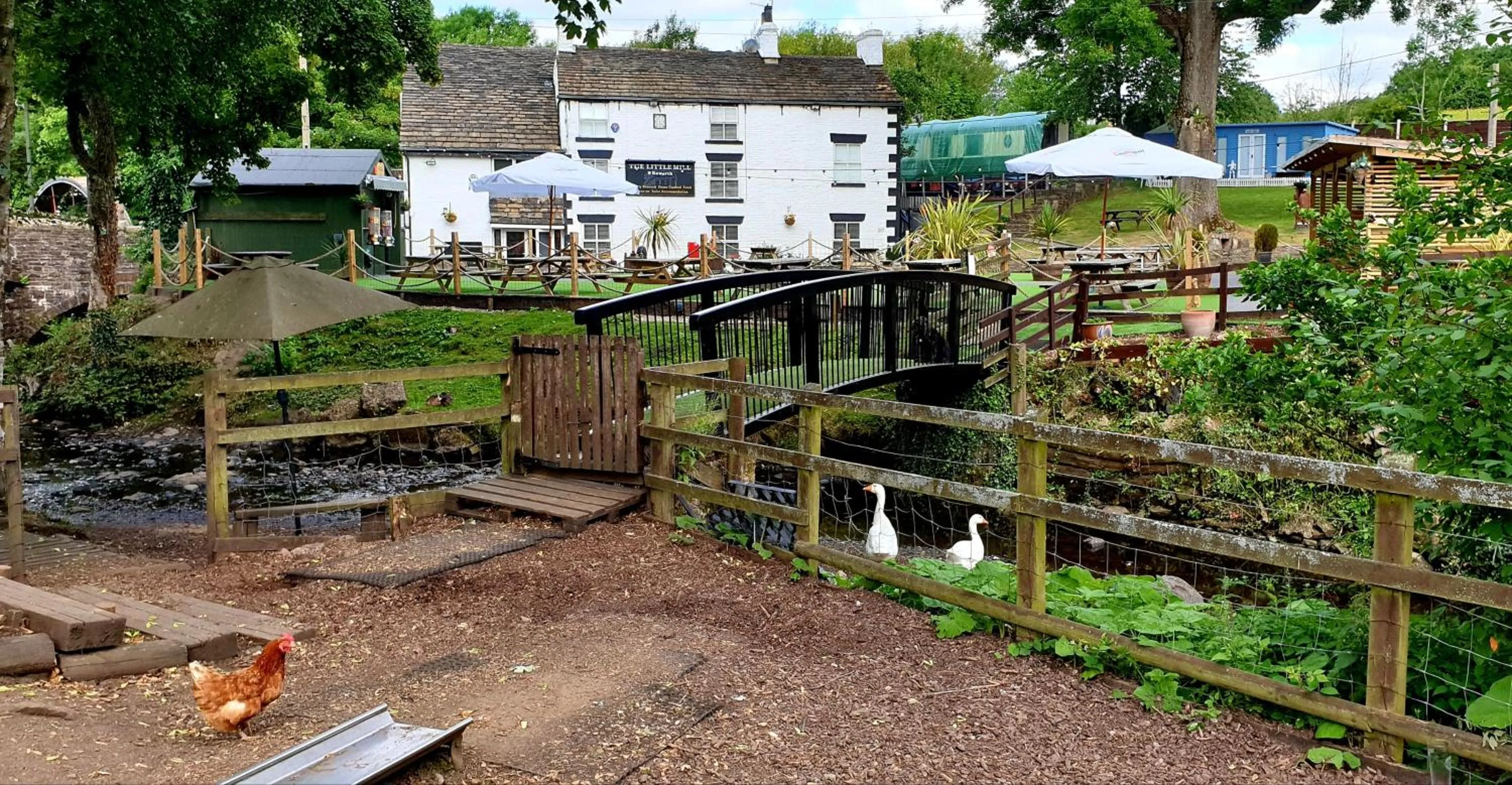 Garden in The Little Mill Inn