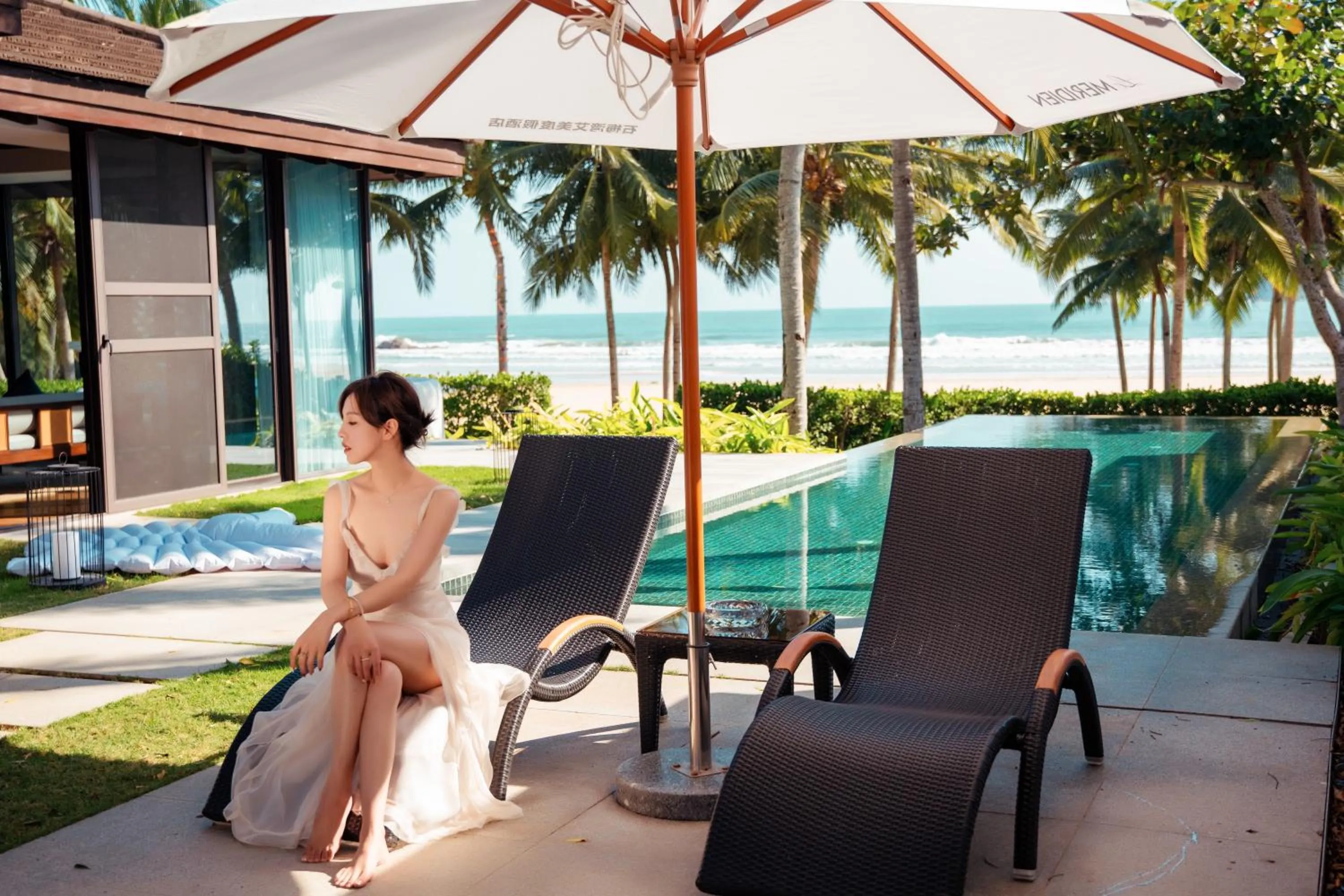 Pool view in Le Méridien Shimei Bay Beach Resort & Spa