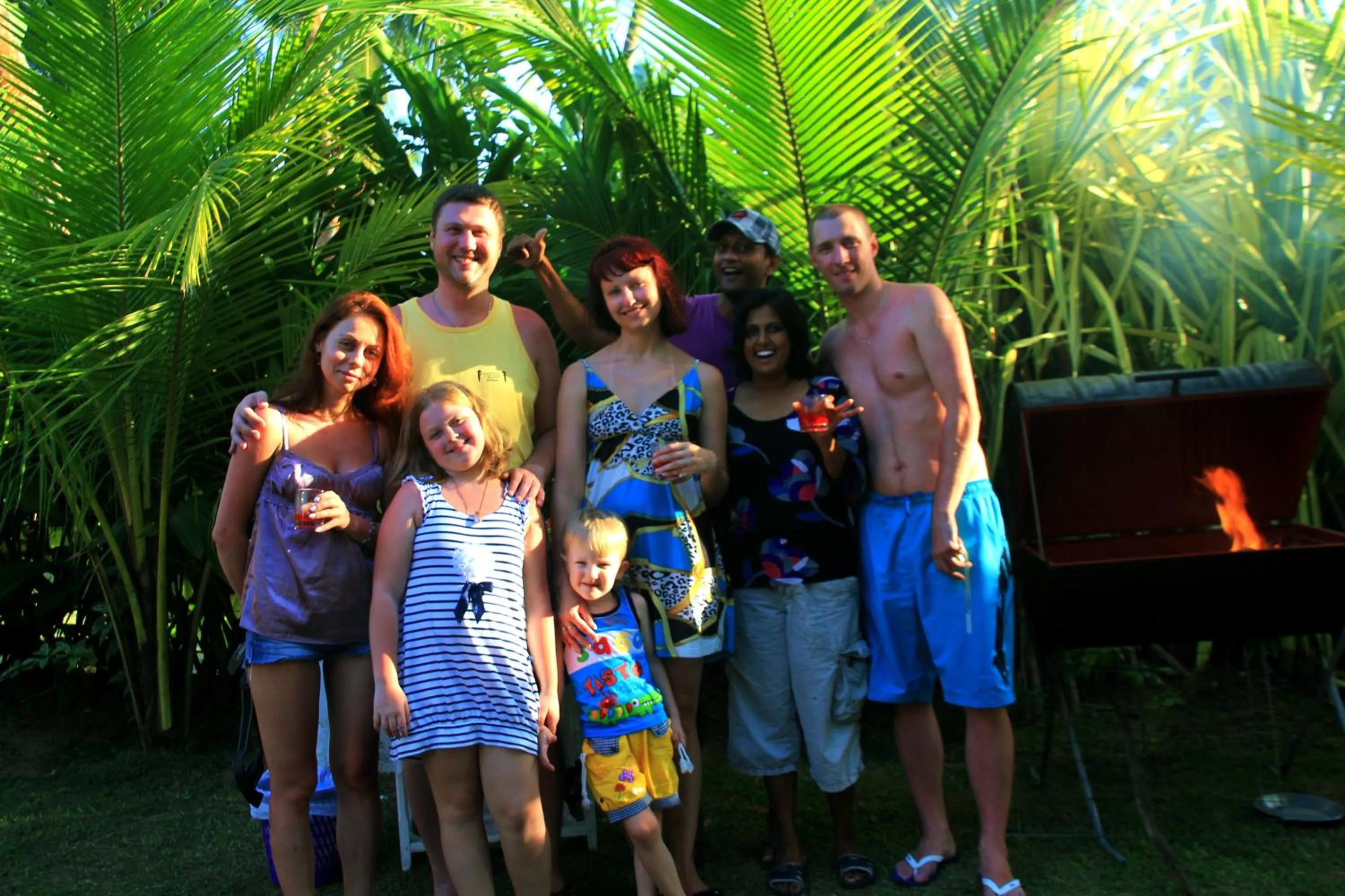 BBQ facilities in Villa Balapitiya Beach