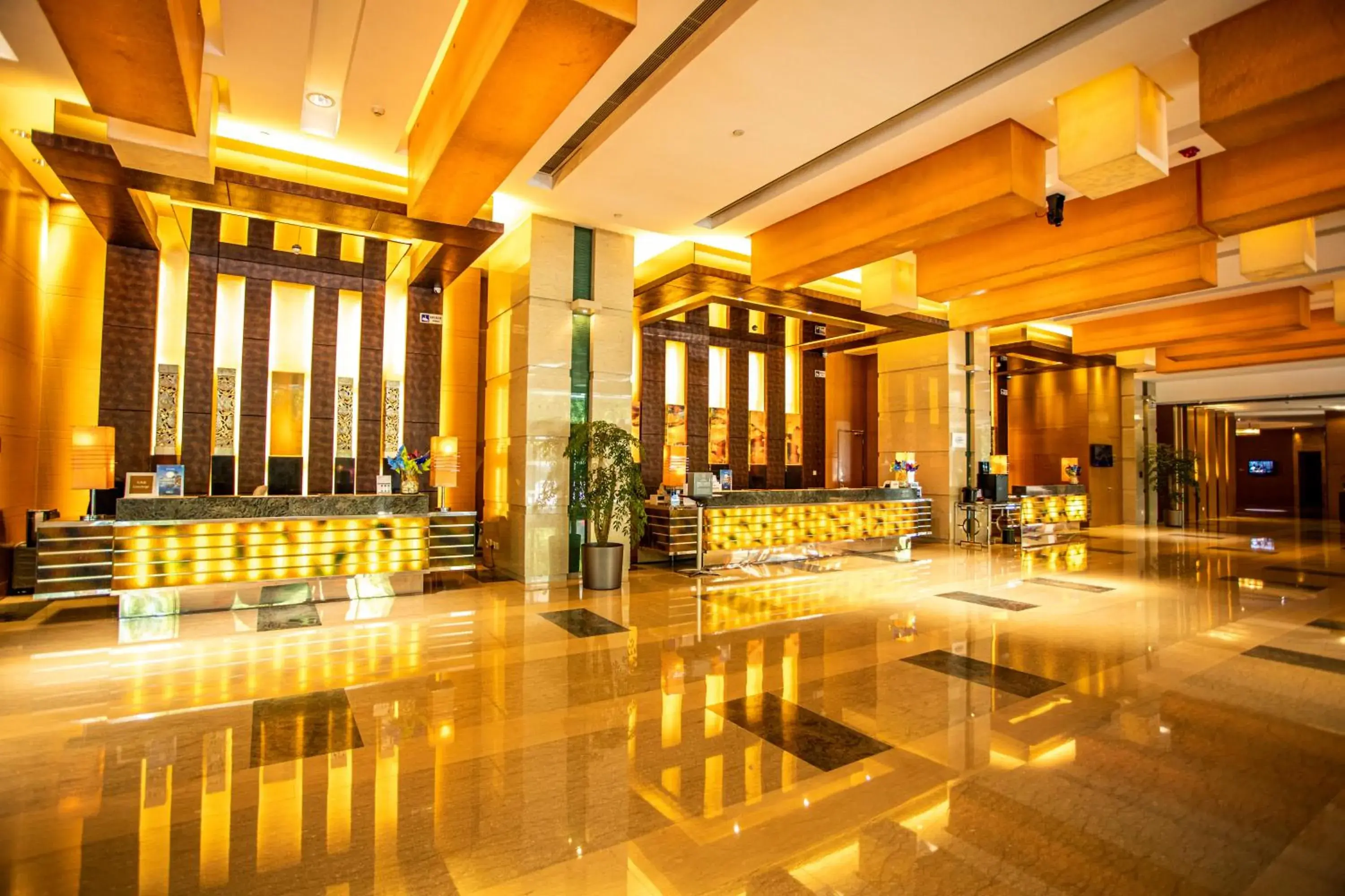 Lobby or reception in Four Points By Sheraton Beijing, Haidian Lobby or reception in Four Points By Sheraton Beijing, Haidian