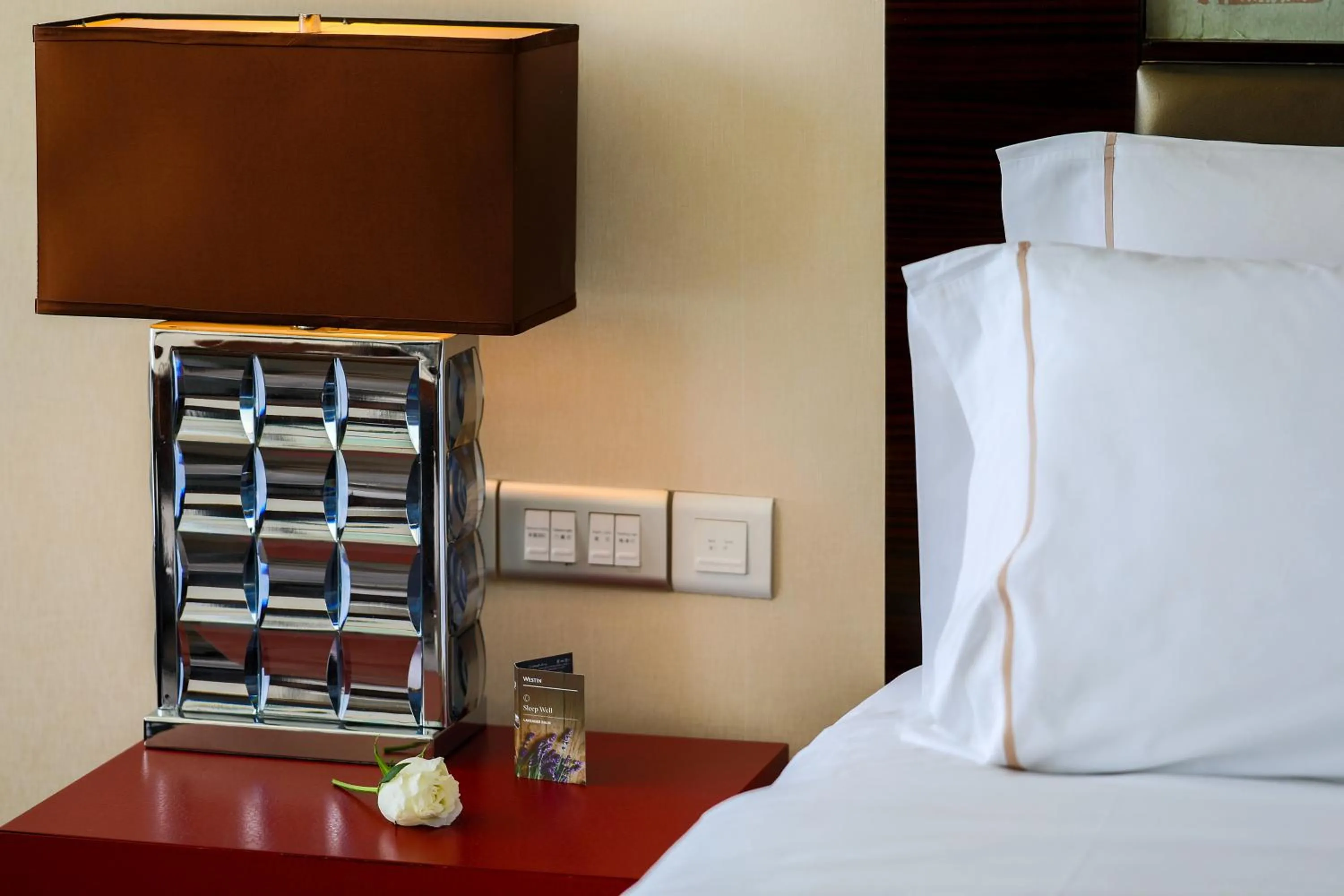 Property logo or sign, Bed in The Westin Beijing Chaoyang