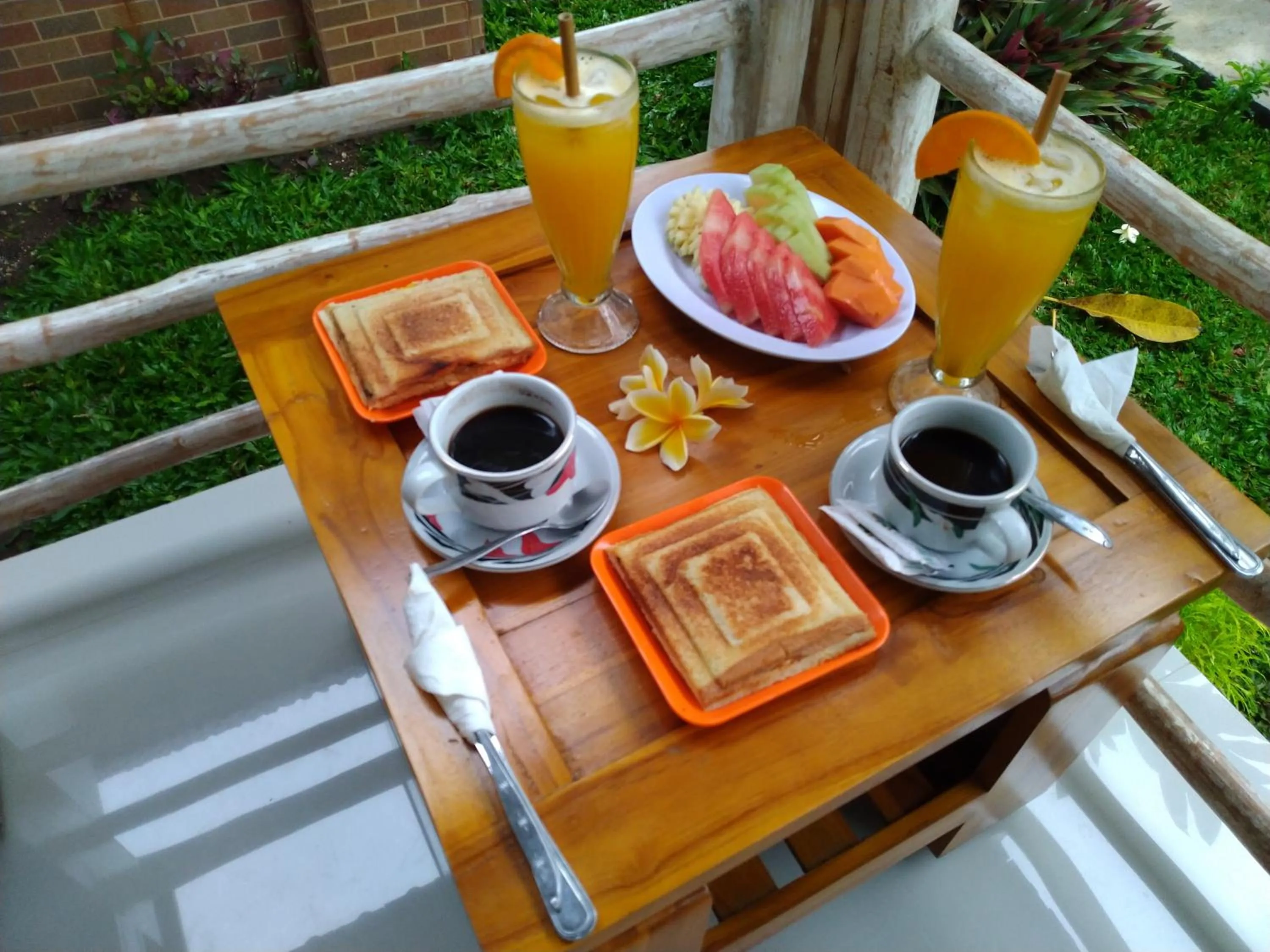 Breakfast in Angels Bungalow Nusa Penida