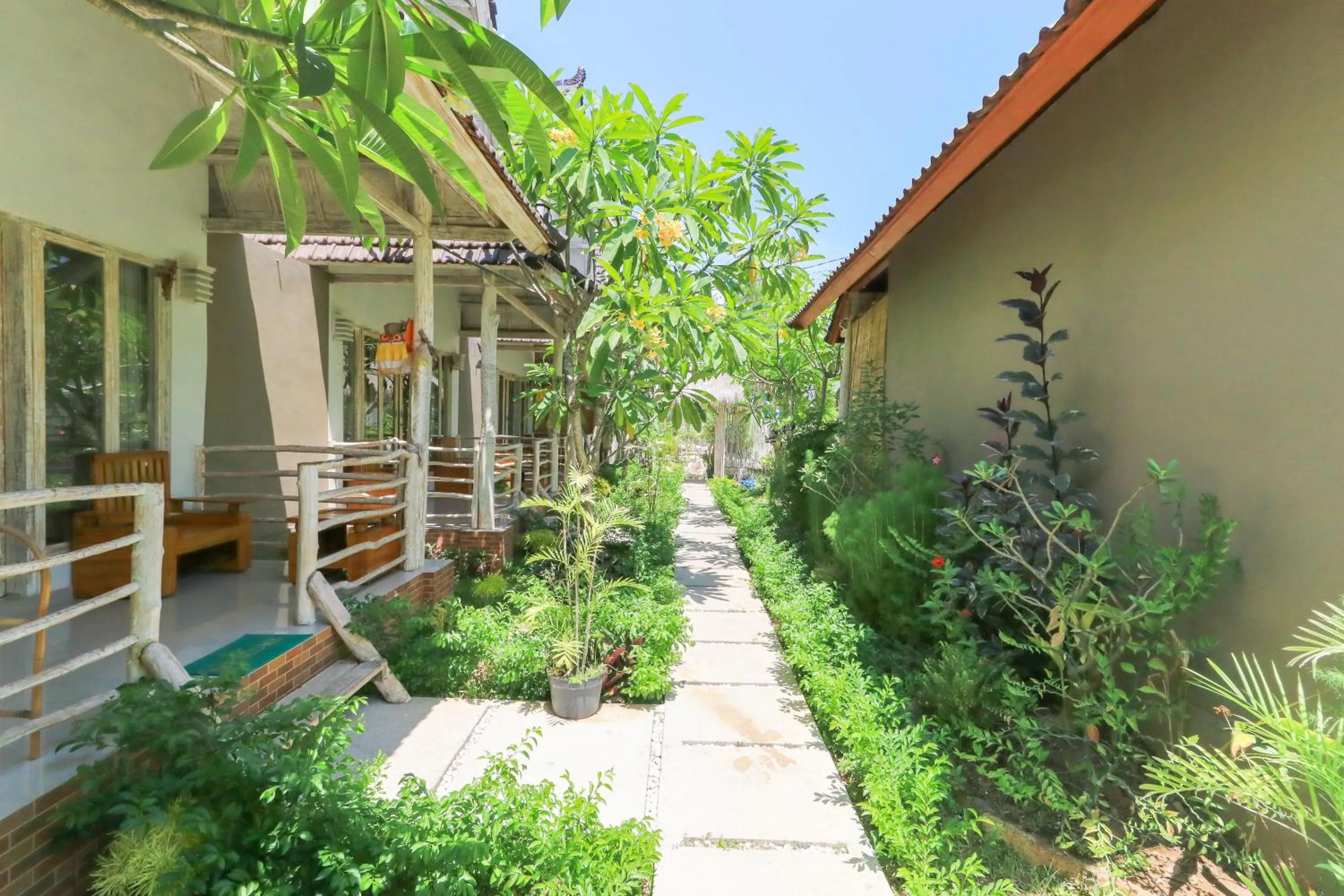 Patio in Angels Bungalow Nusa Penida