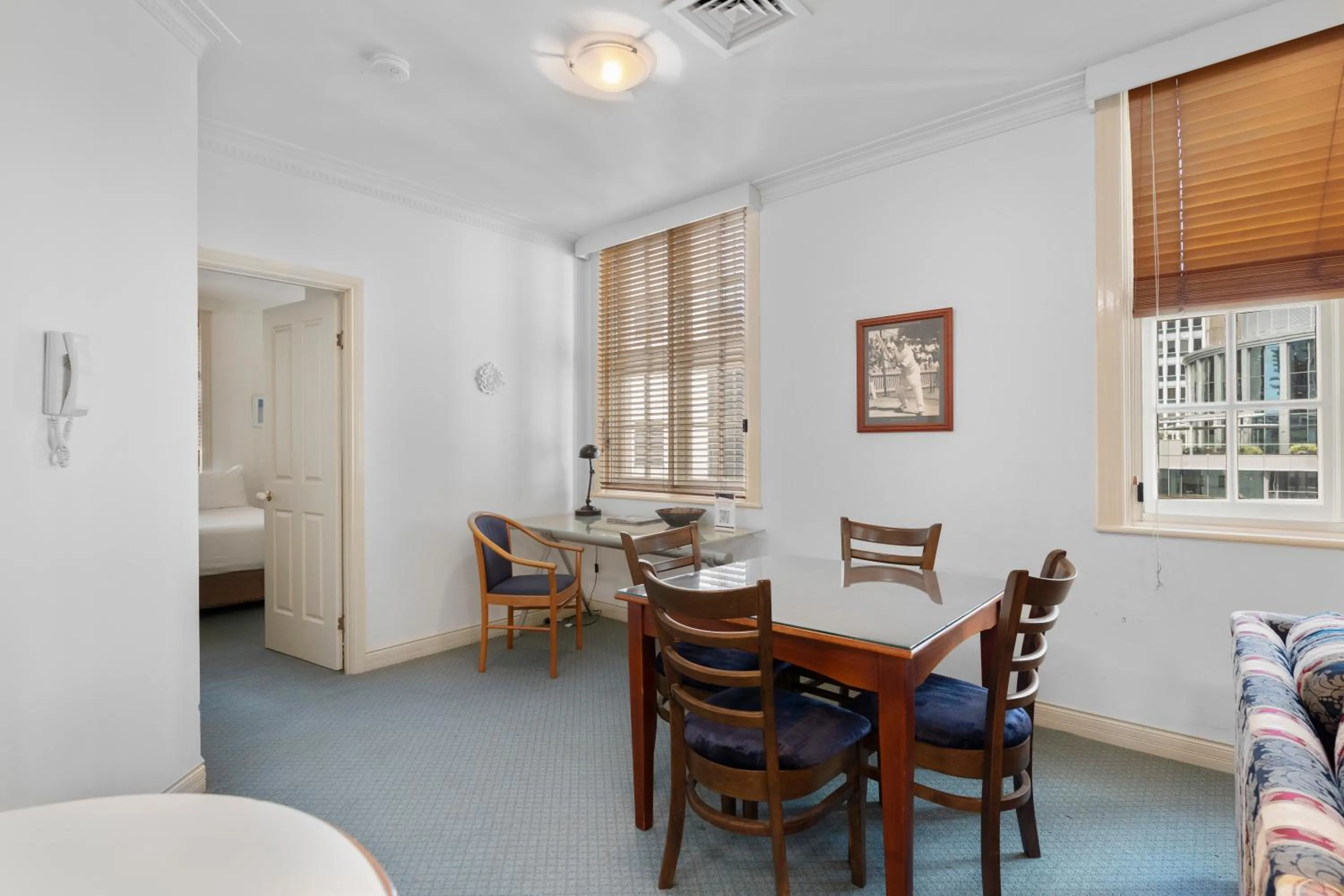 Seating area in Rothbury Hotel