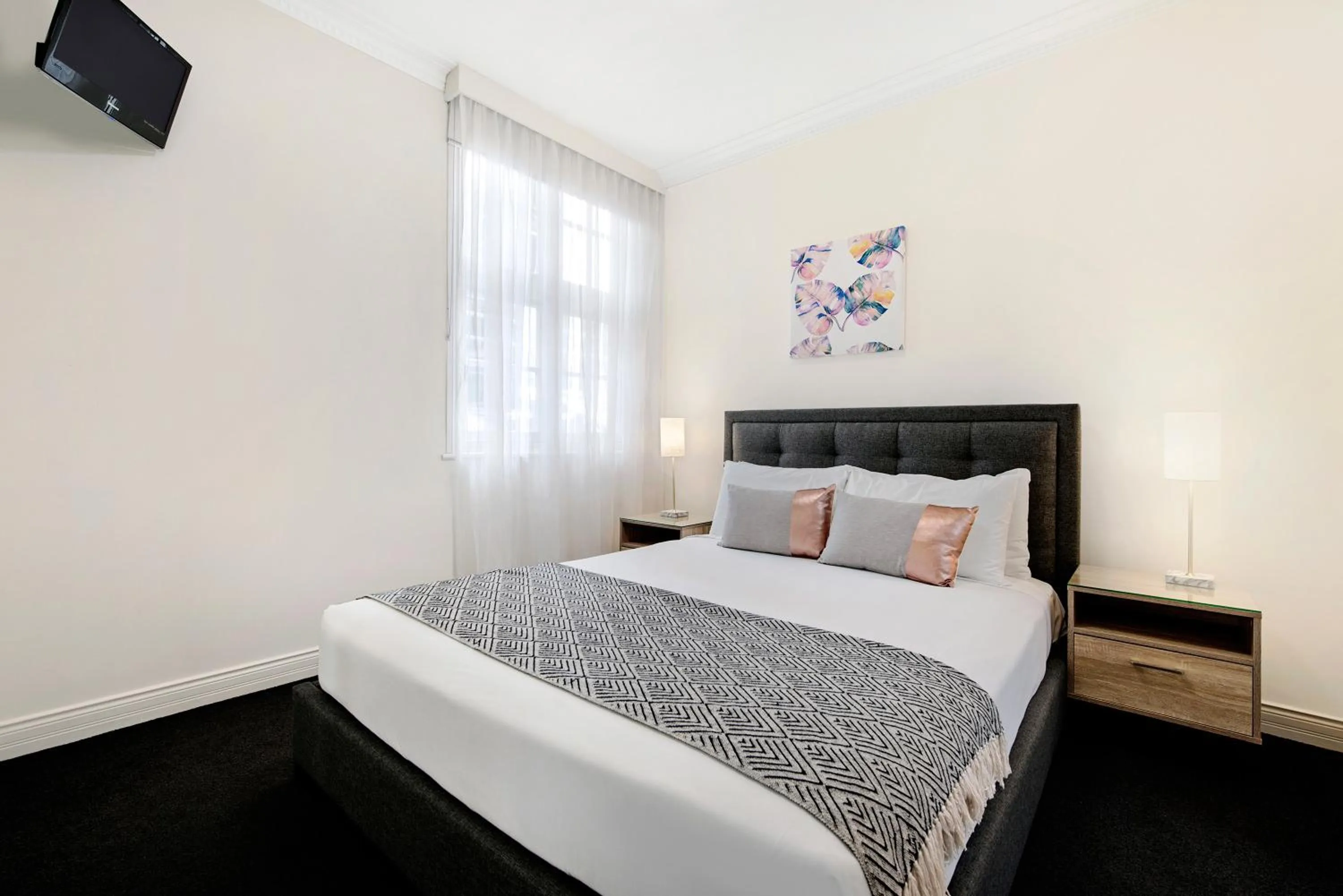 Bedroom, Bed in Rothbury Hotel