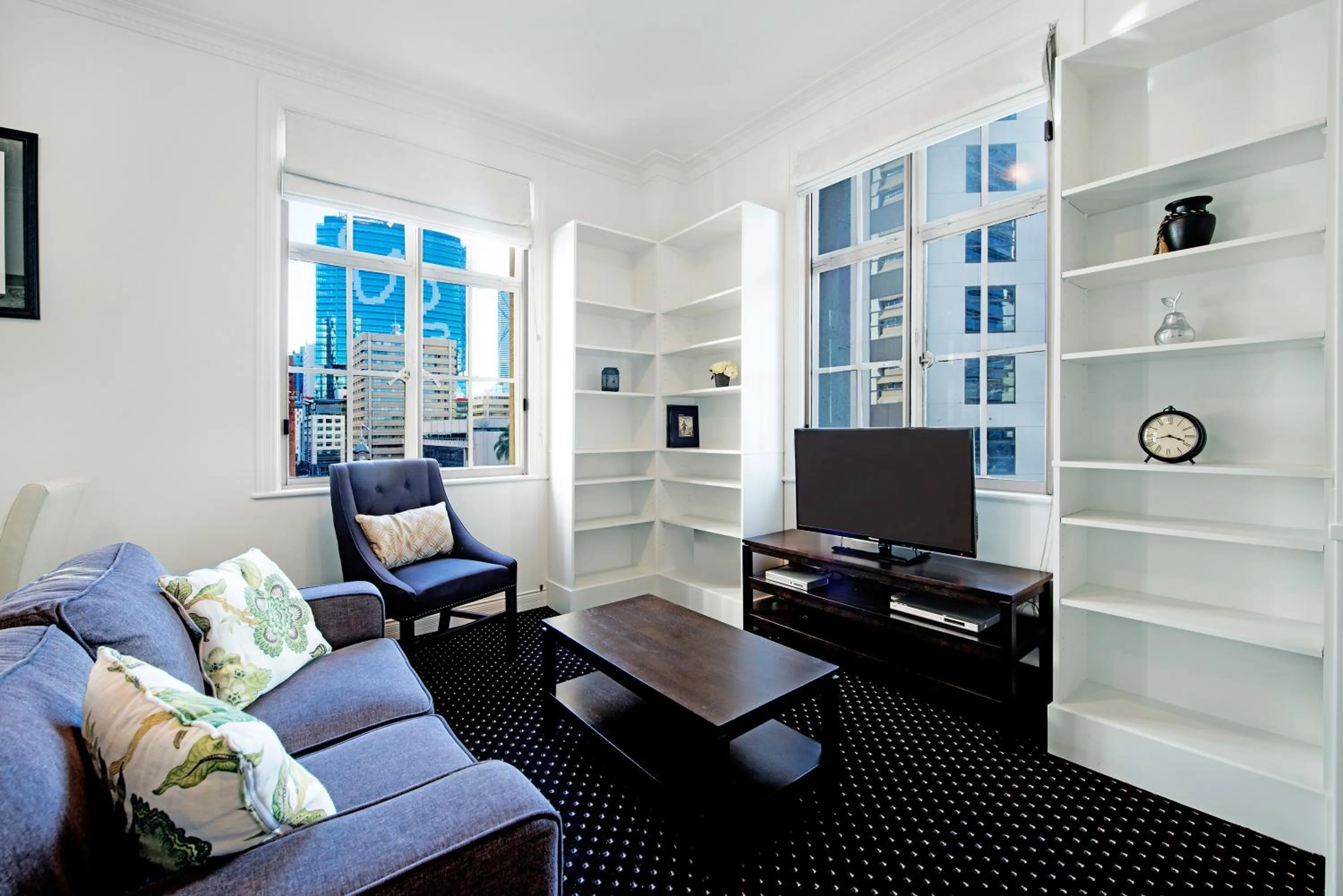 Living room in Rothbury Hotel