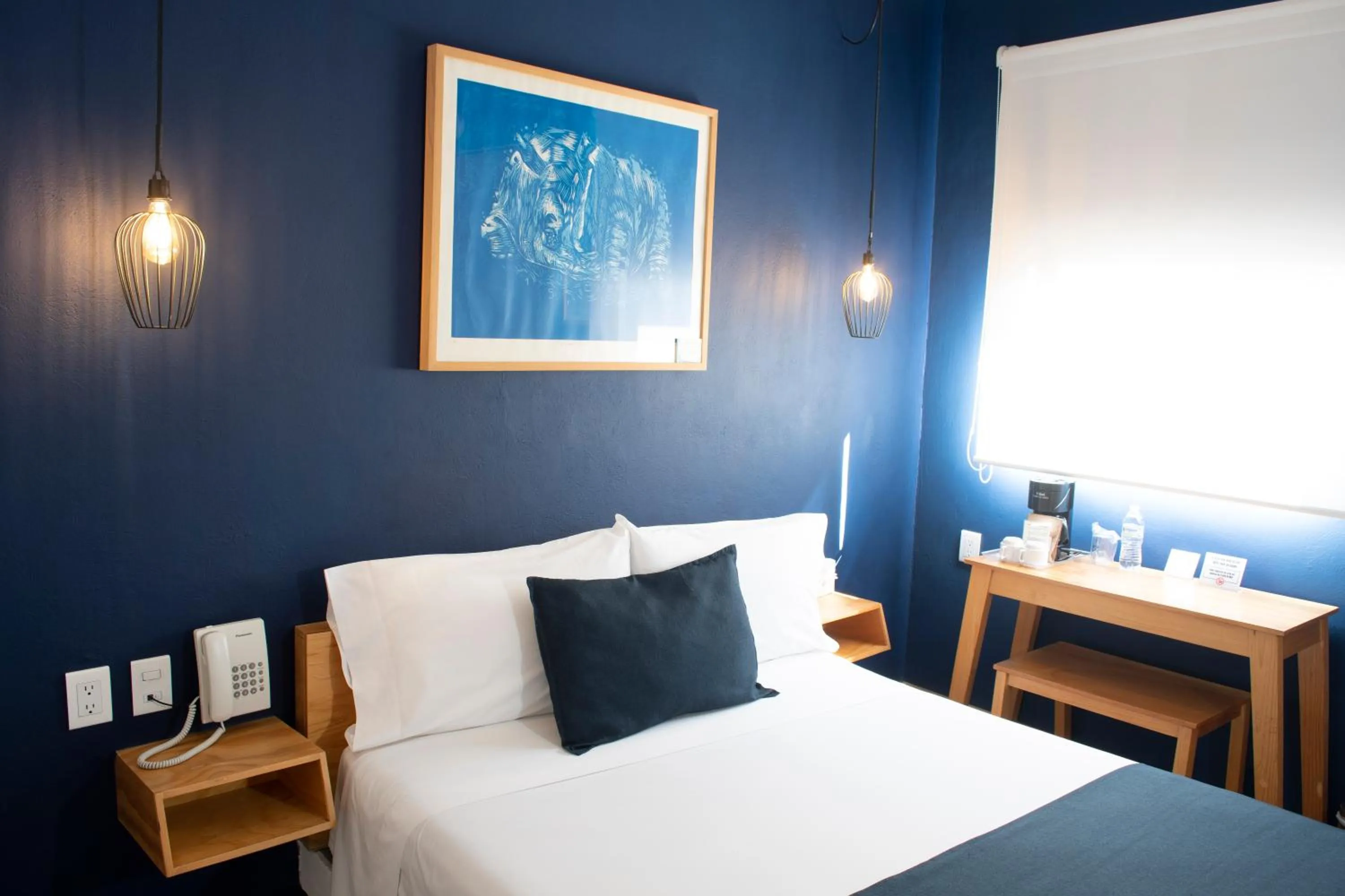 Bed in Romance City Hotel