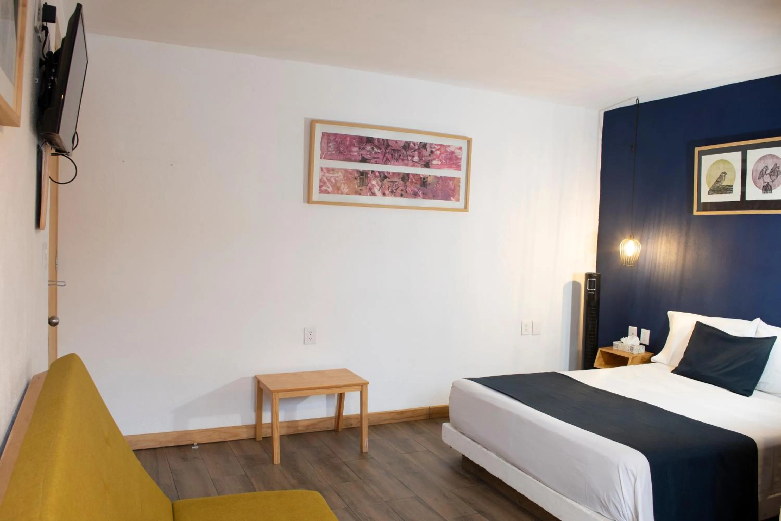 Bed in Romance City Hotel