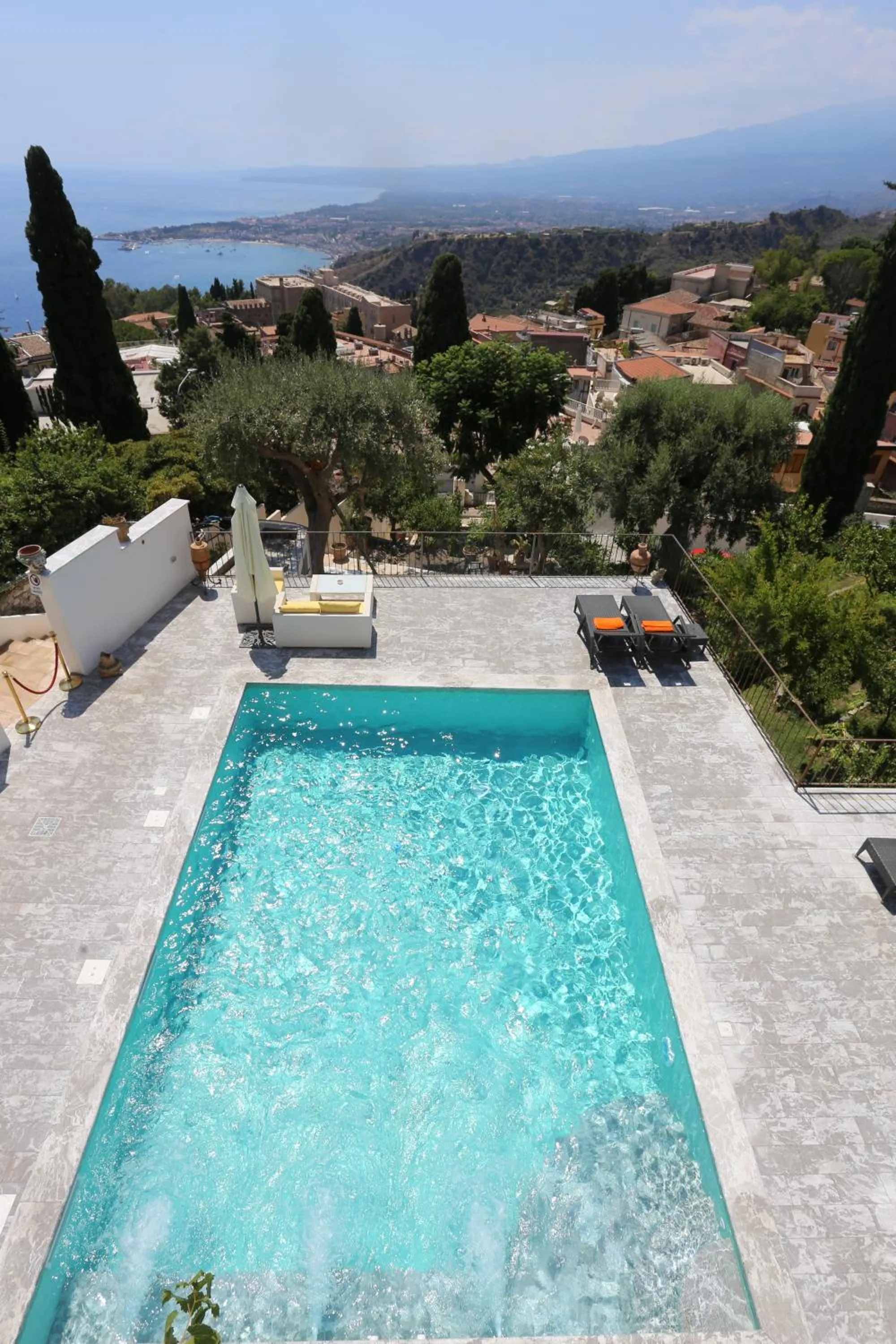Swimming pool in Casa Cuseni, Patrimonio Culturale Immateriale UNESCO