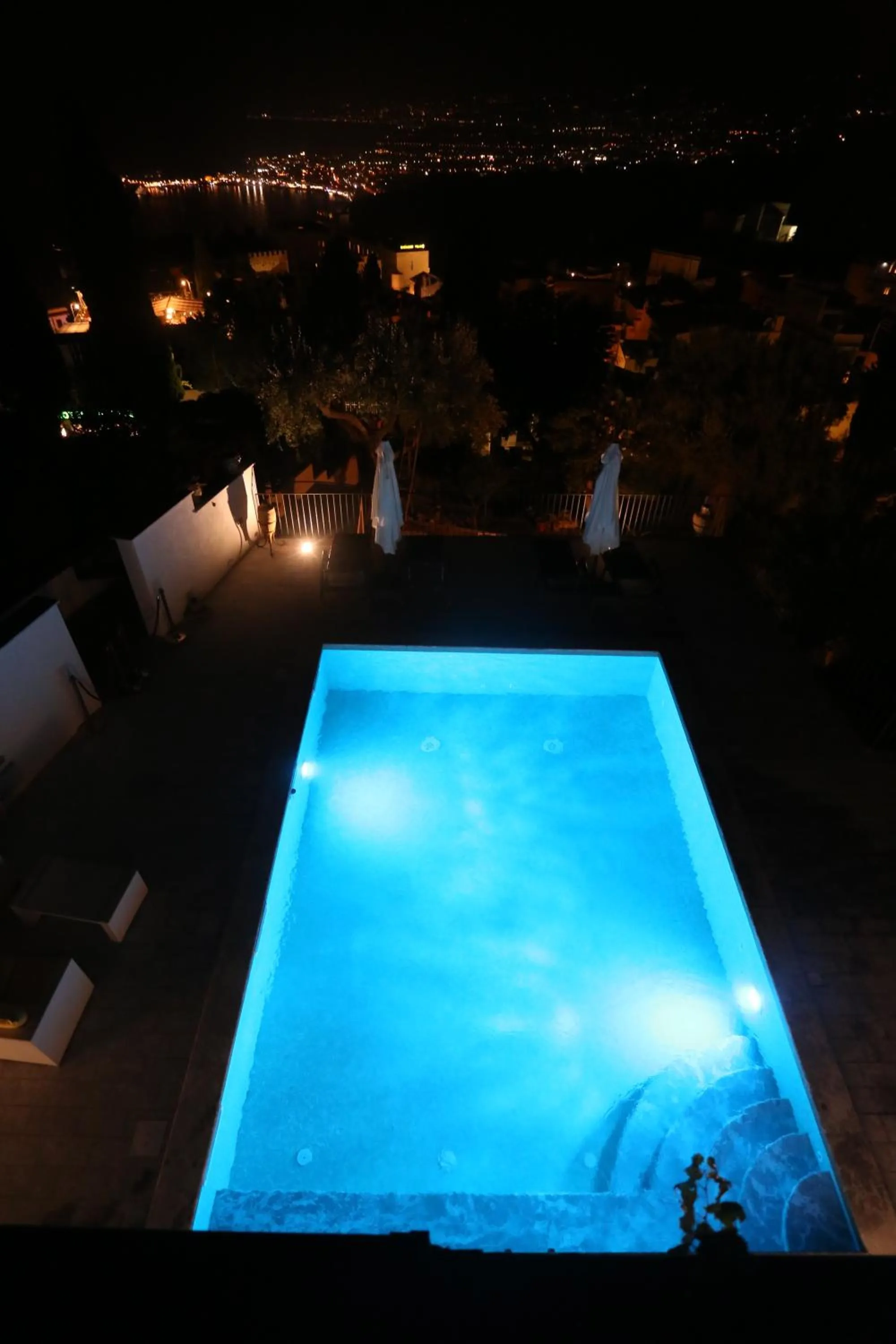 Pool view in Casa Cuseni, Patrimonio Culturale Immateriale UNESCO