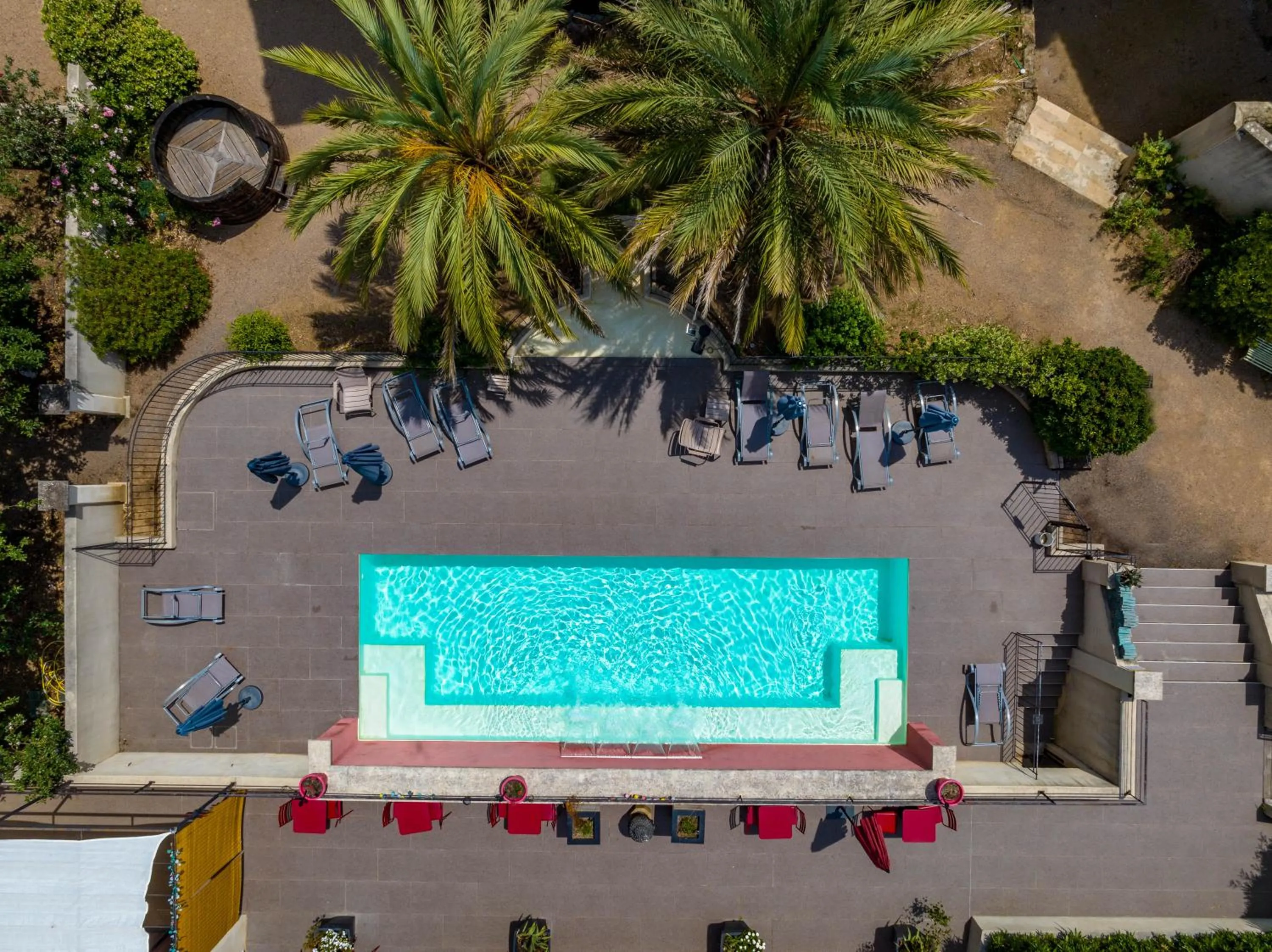 Patio in Garrigae Distillerie de Pezenas - Hotellerie & Spa