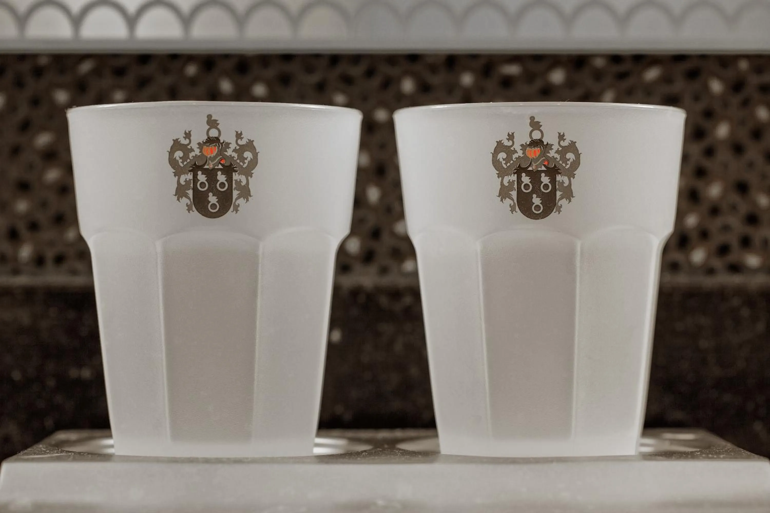 Decorative detail in Hotel Dux