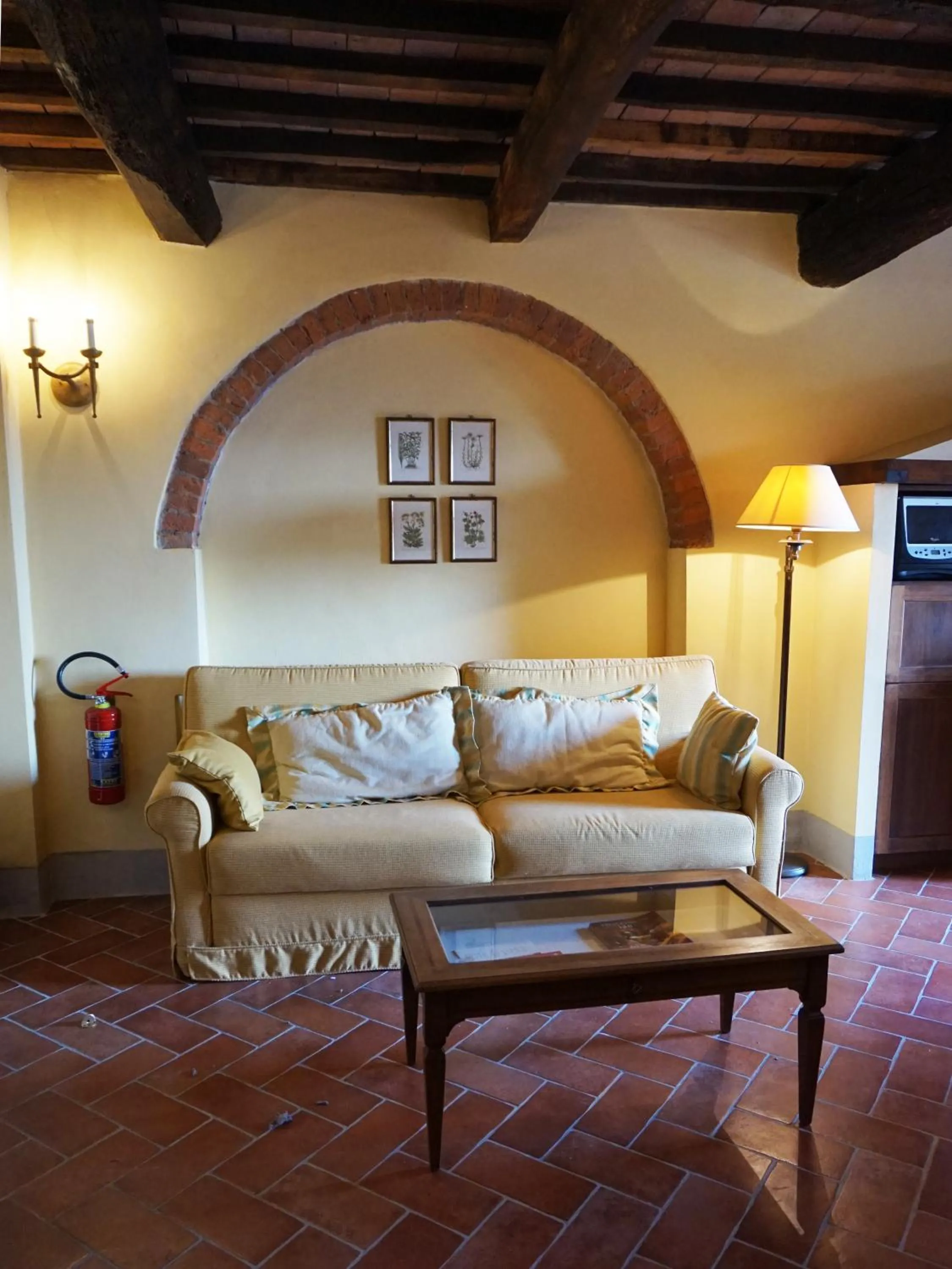 Living room in Borgo Colleoli Resort