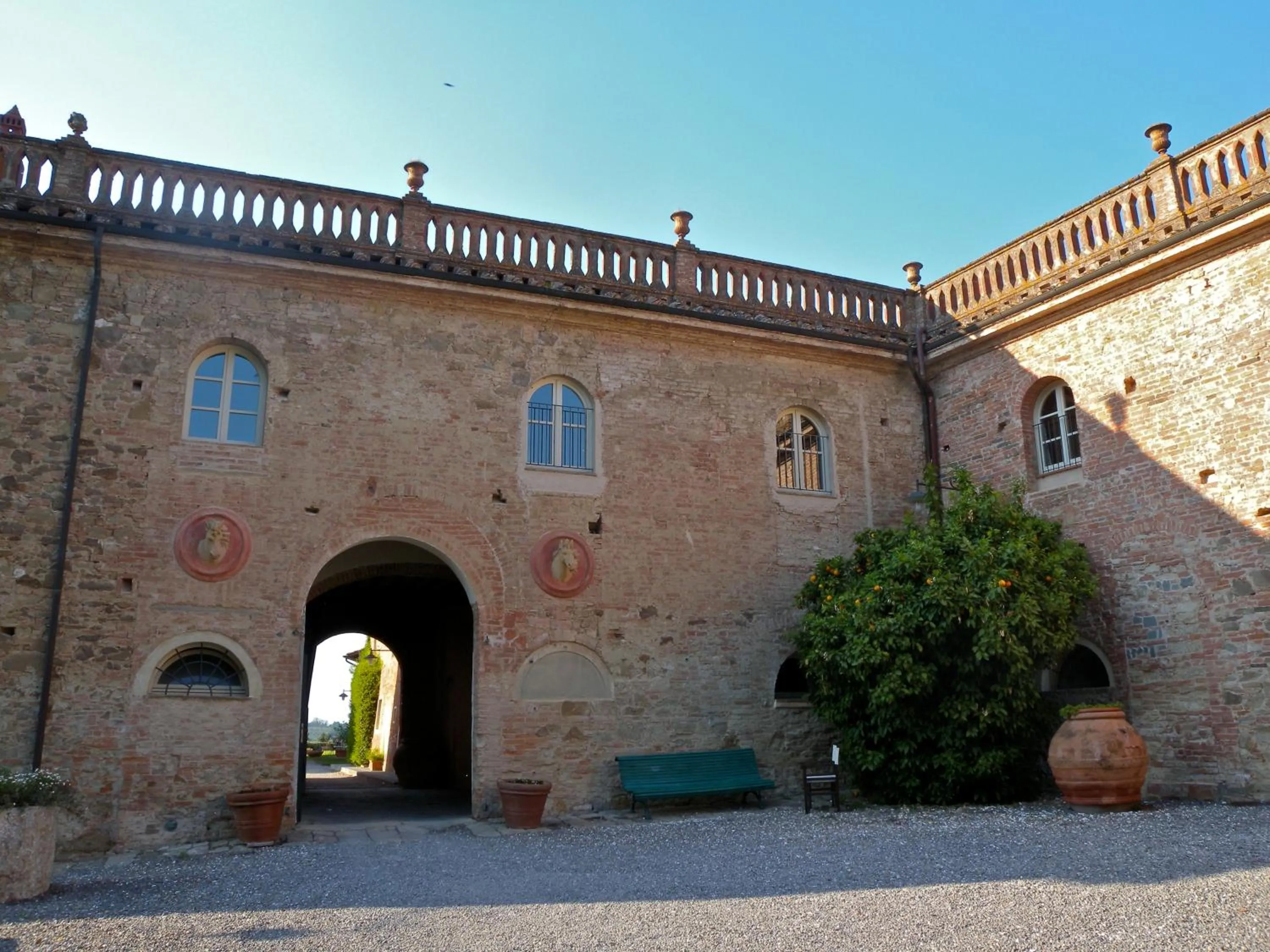Decorative detail in Borgo Colleoli Resort