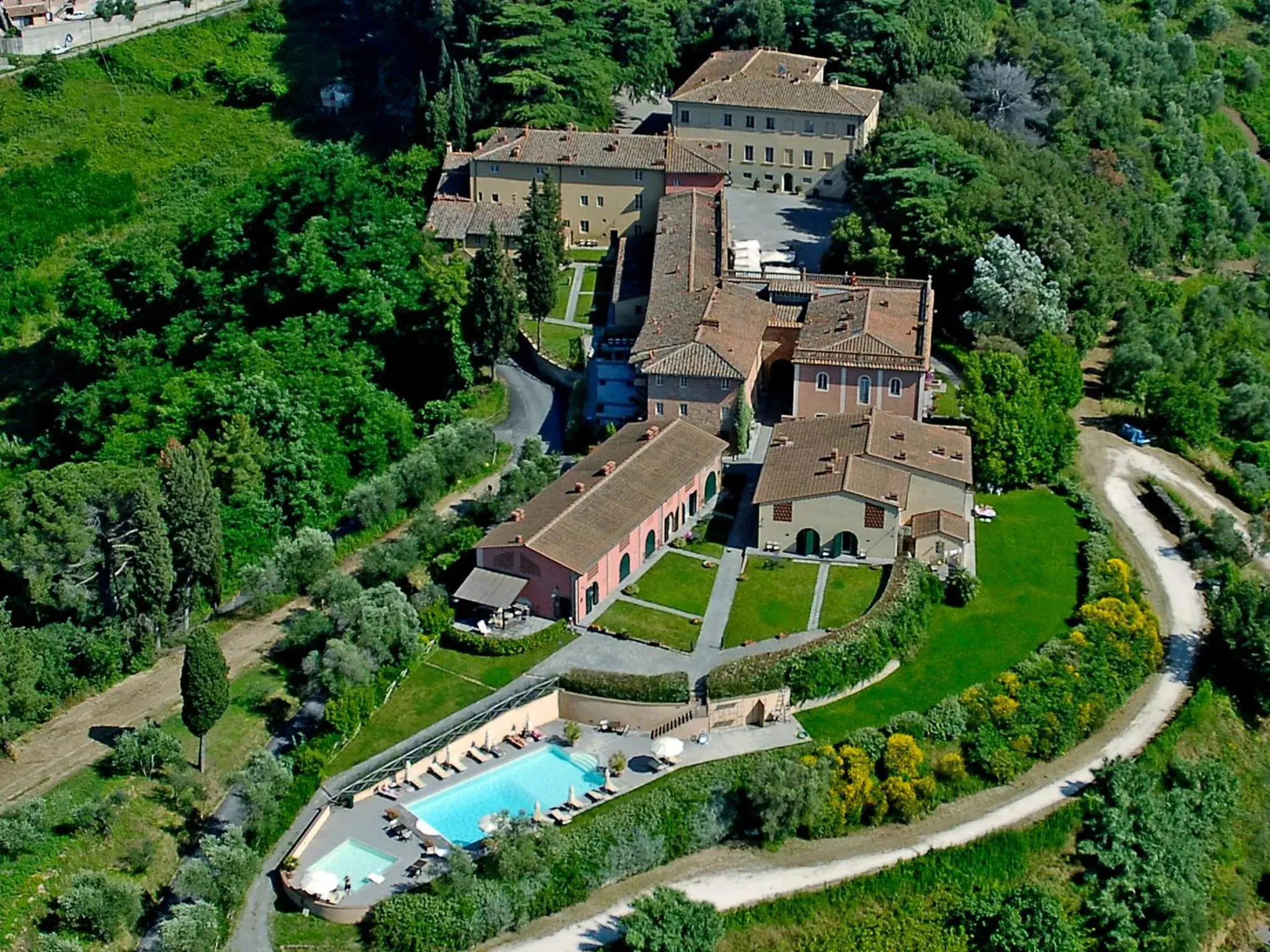 Bird's eye view in Borgo Colleoli Resort Bird's eye view in Borgo Colleoli Resort