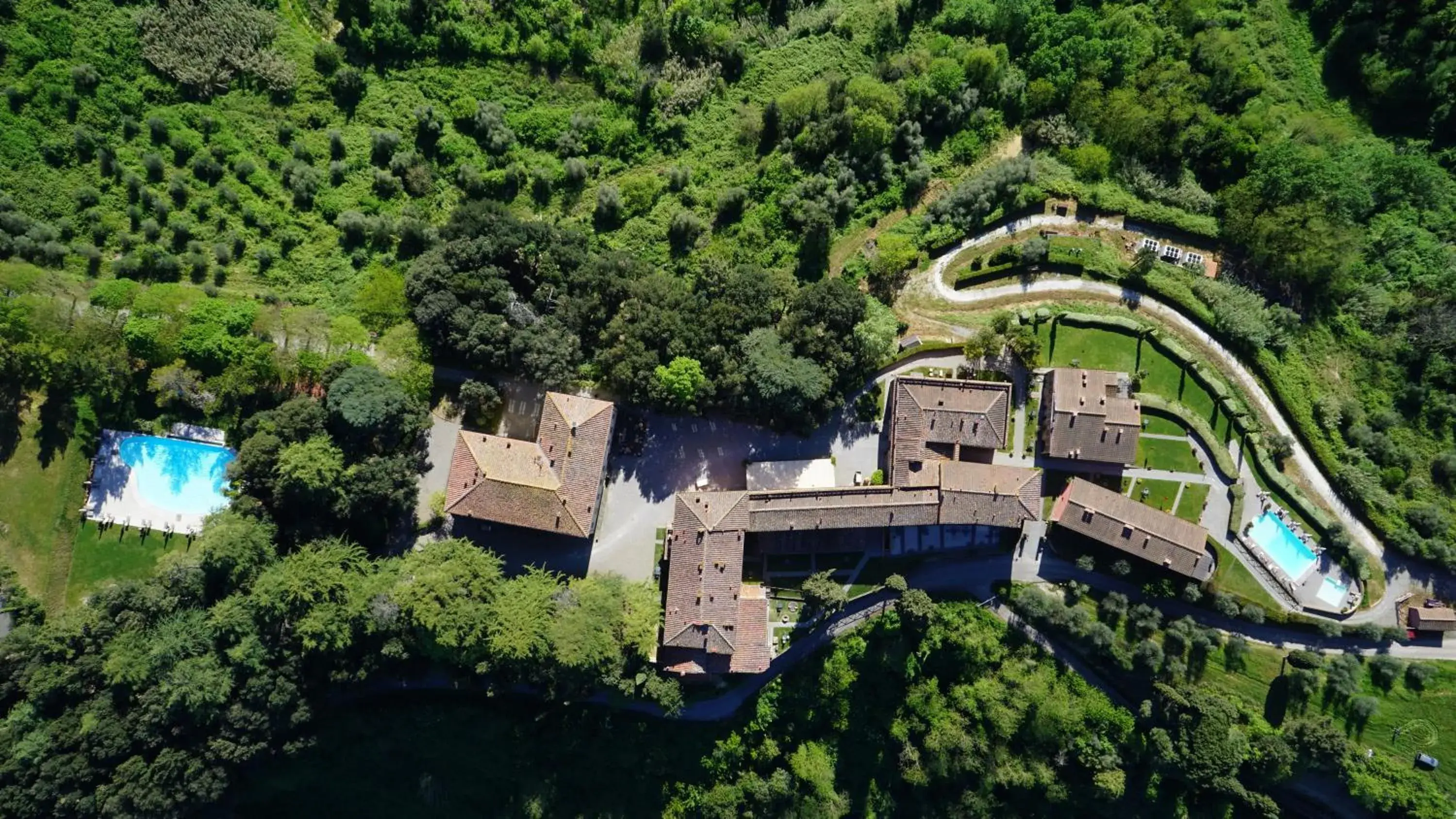 Bird's eye view in Borgo Colleoli Resort Bird's eye view in Borgo Colleoli Resort