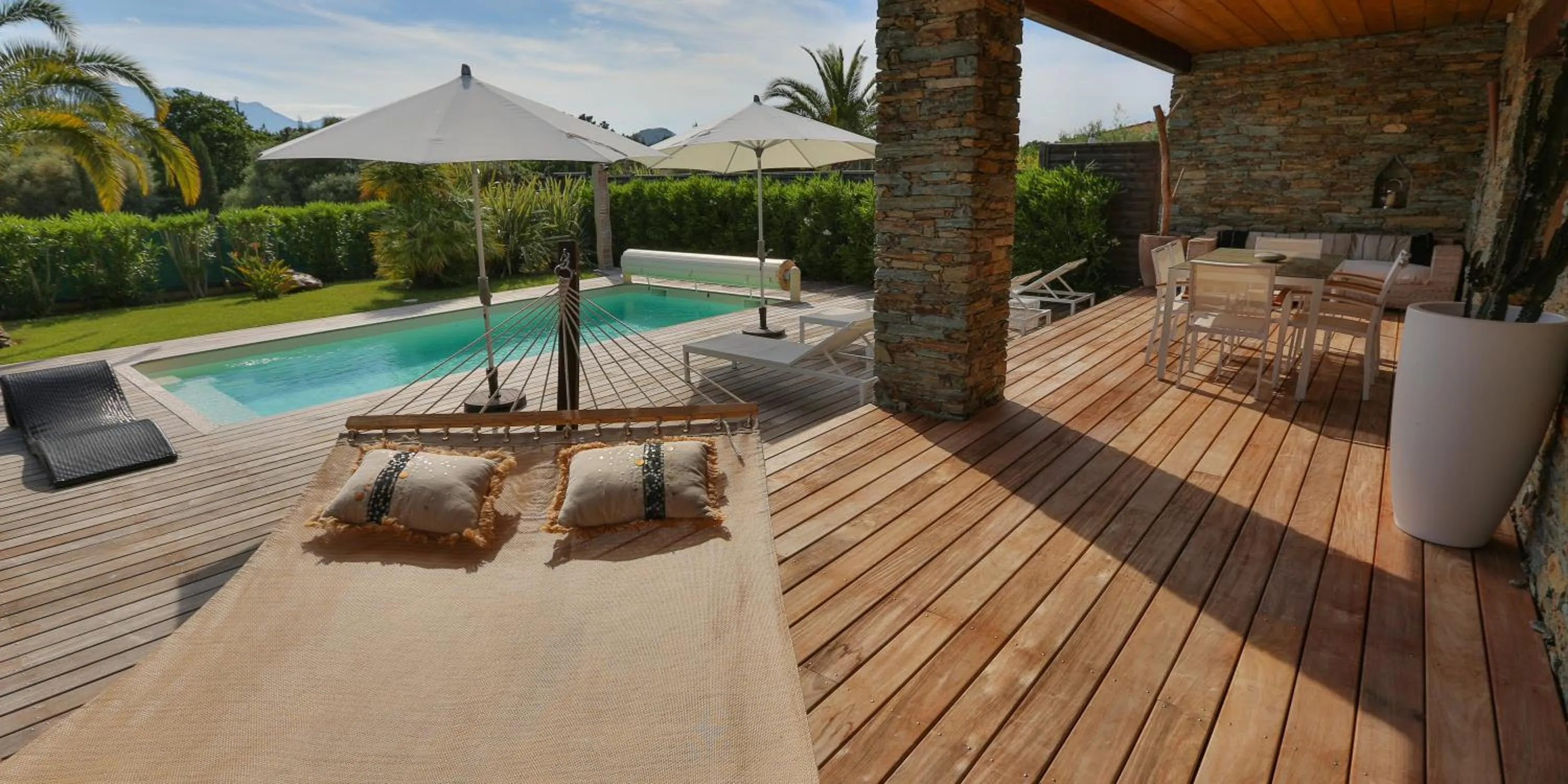 Patio in Hôtel La Dimora & Spa