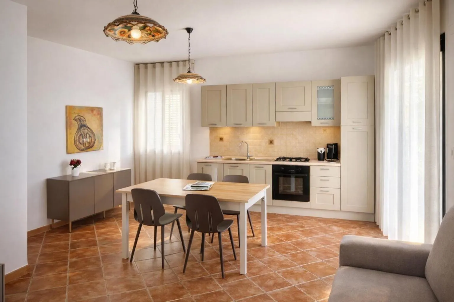 Kitchen or kitchenette in Casale La Zagara