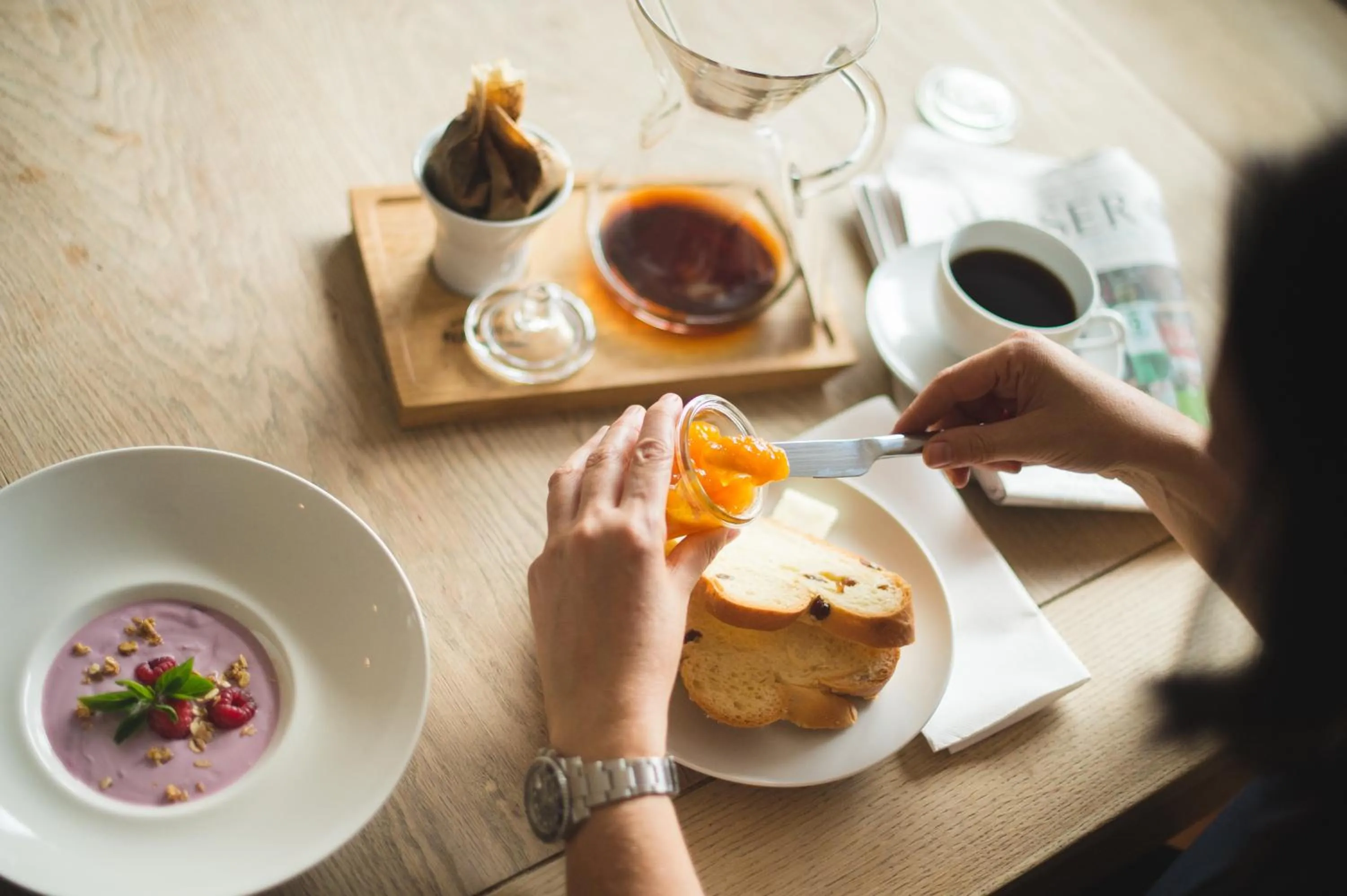 Breakfast in Apartmenthotel Ritterhof Suites & Breakfast