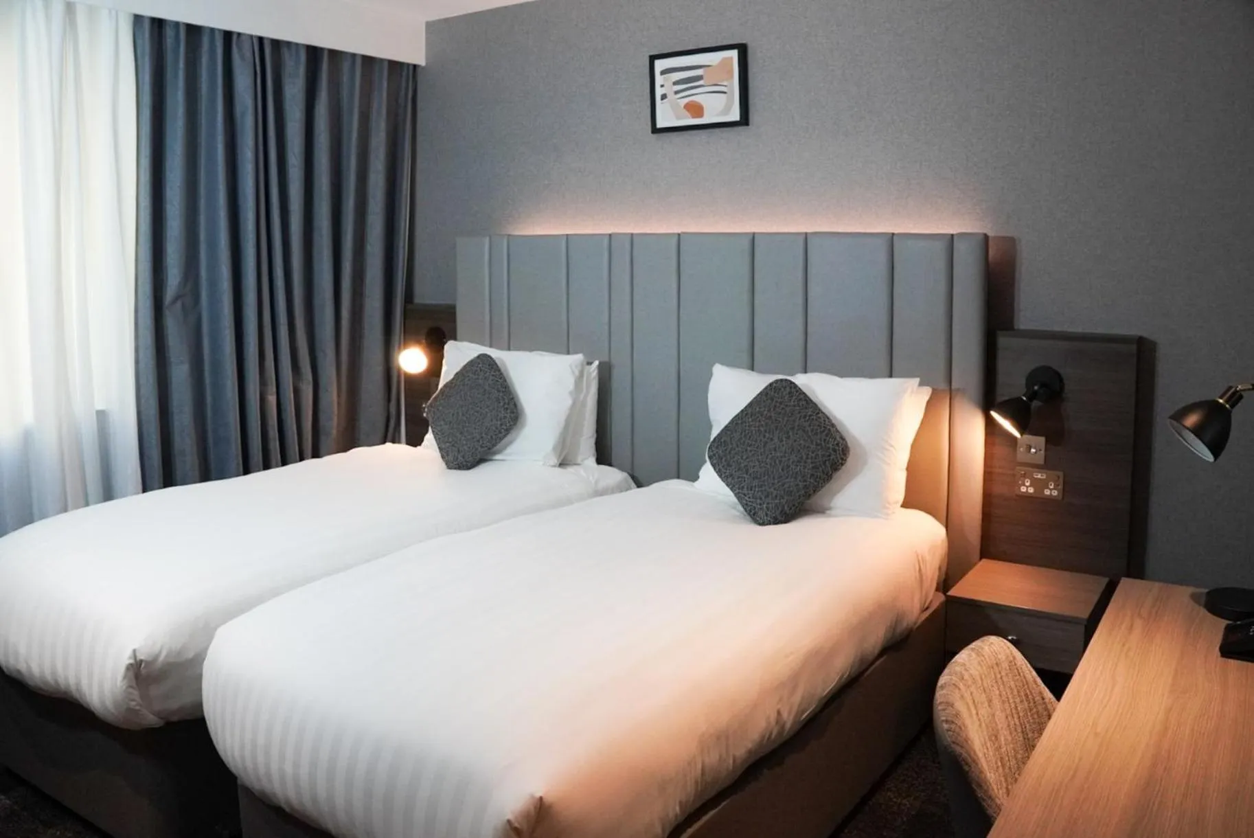 Photo of the whole room, Bed in Crowne Plaza London - Kingston by IHG