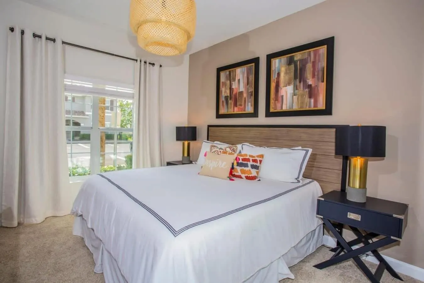 Bed in Four Bedrooms at StoreyLakeResort 3063