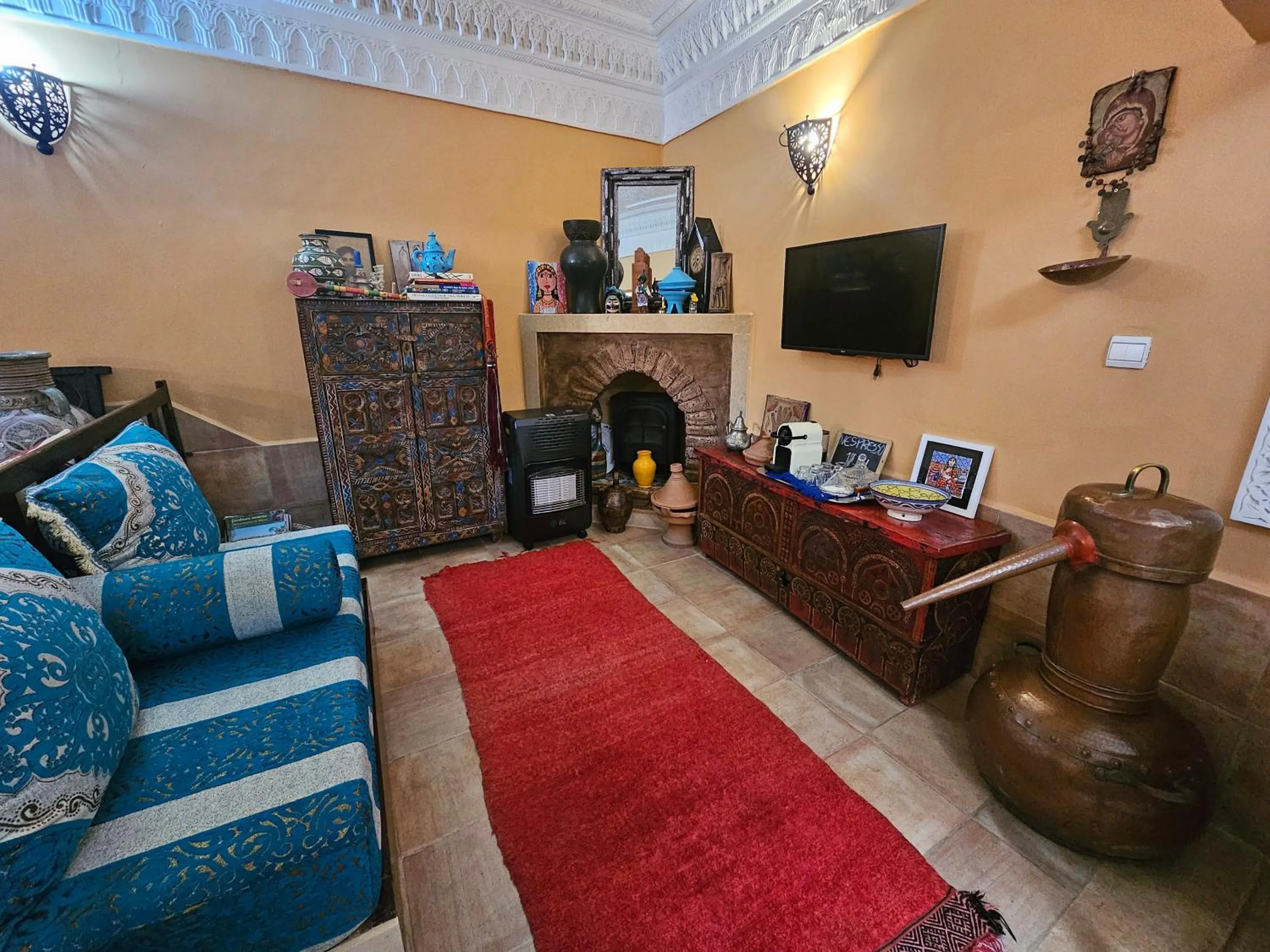 Living room in Riad Dar Rita